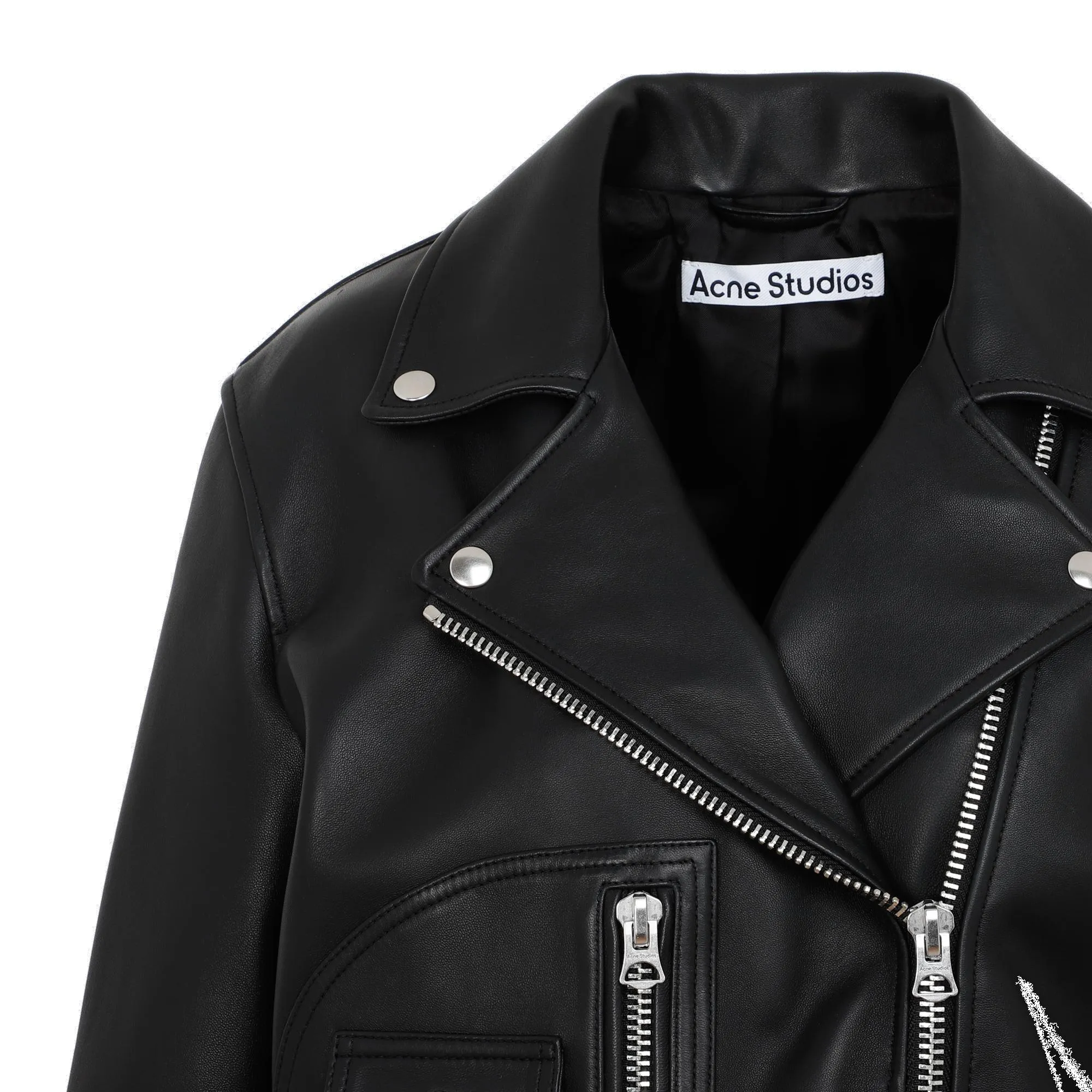 Acne Studios Zip-Up Biker Jacket