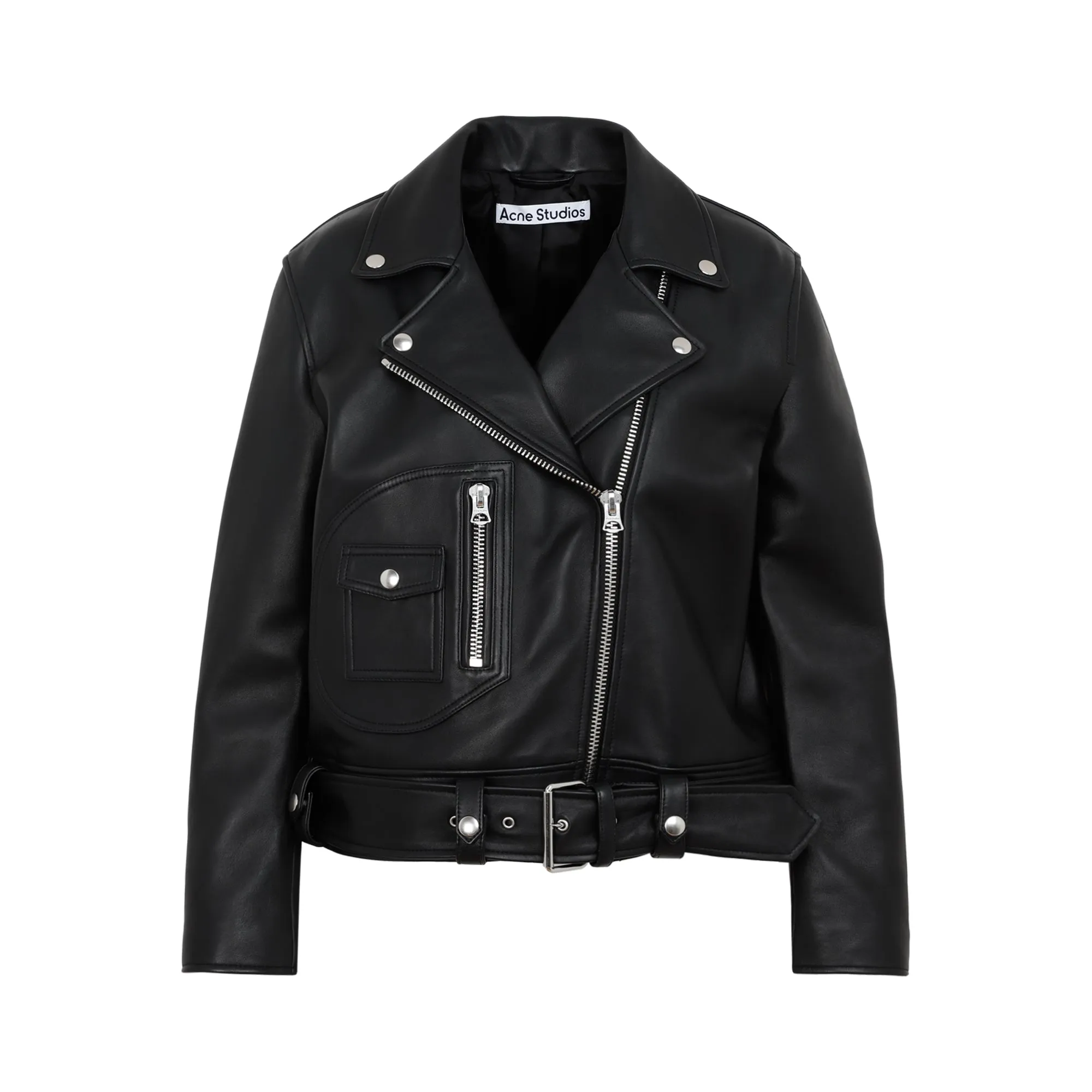Acne Studios Zip-Up Biker Jacket