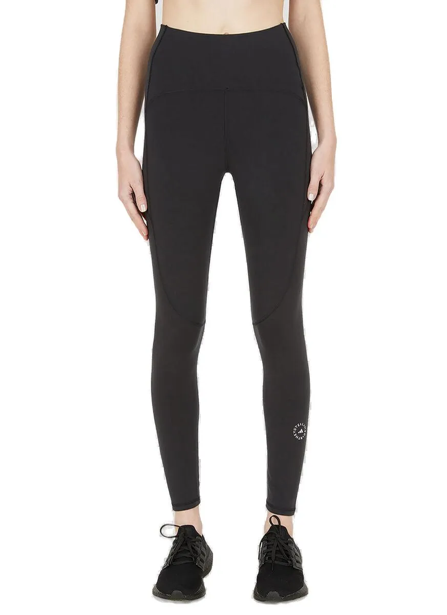 Adidas By Stella McCartney Logo Printed Cropped Leggings