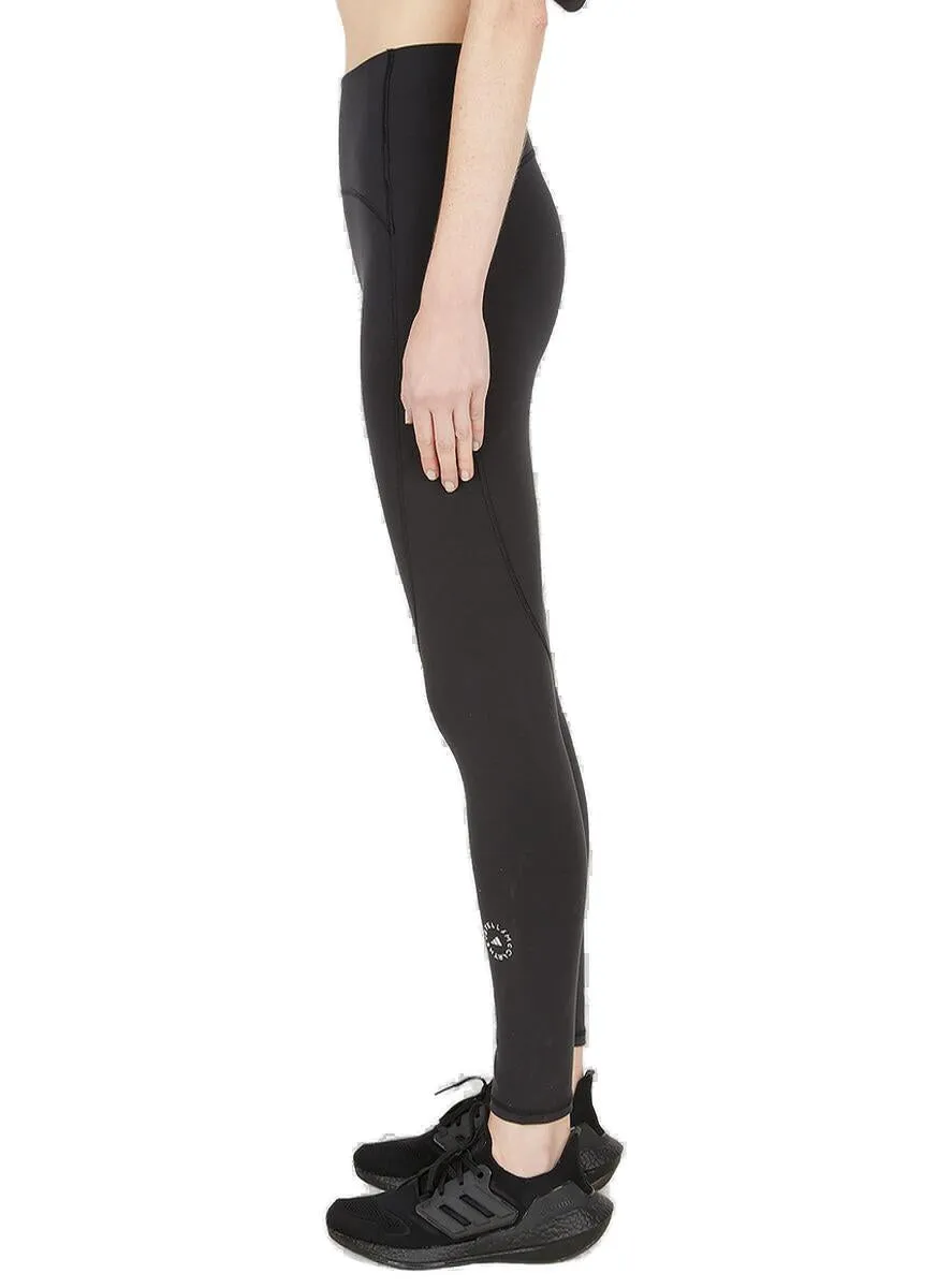 Adidas By Stella McCartney Logo Printed Cropped Leggings