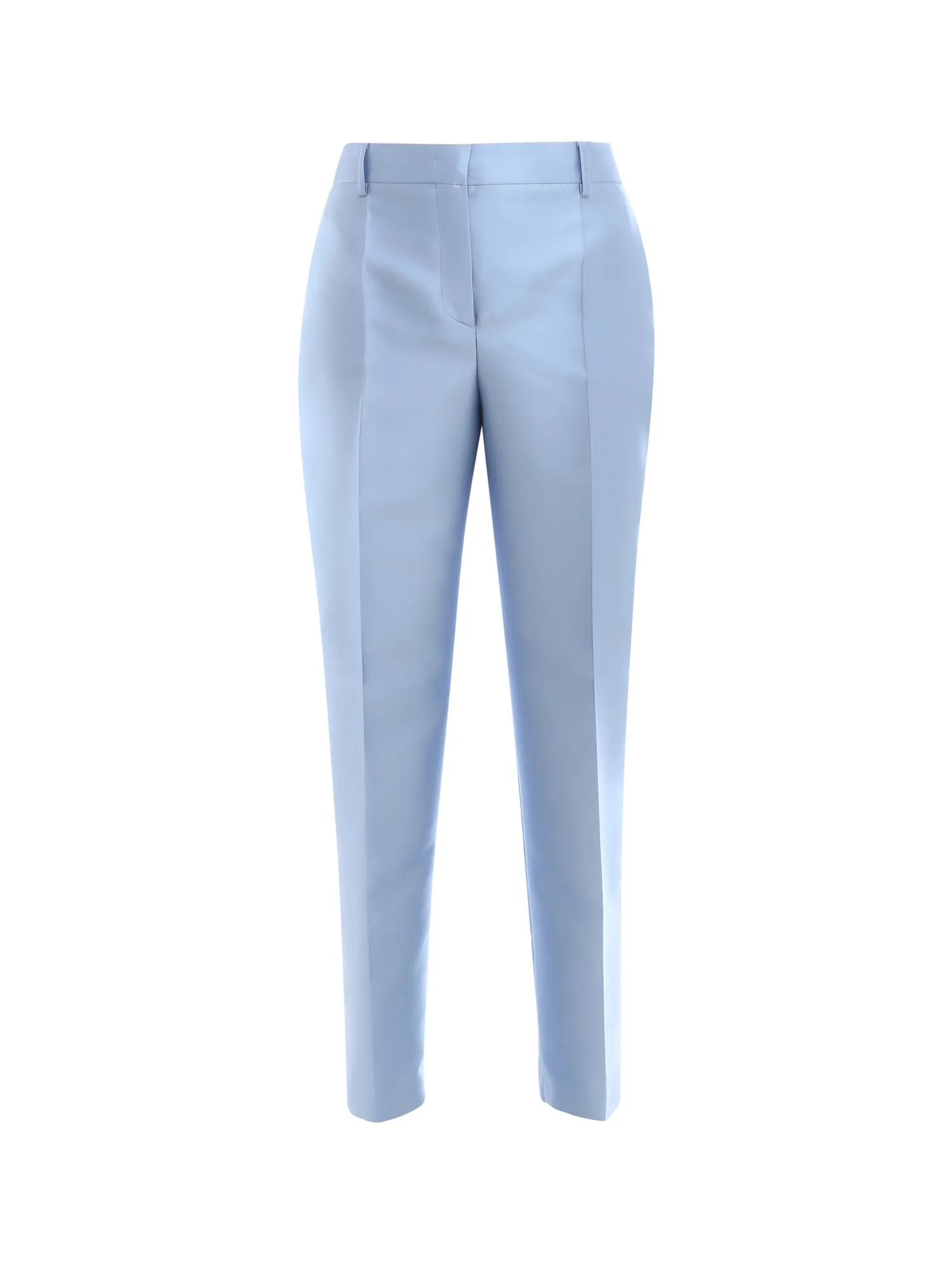 Alberta Ferretti Satin Straight Leg Trousers