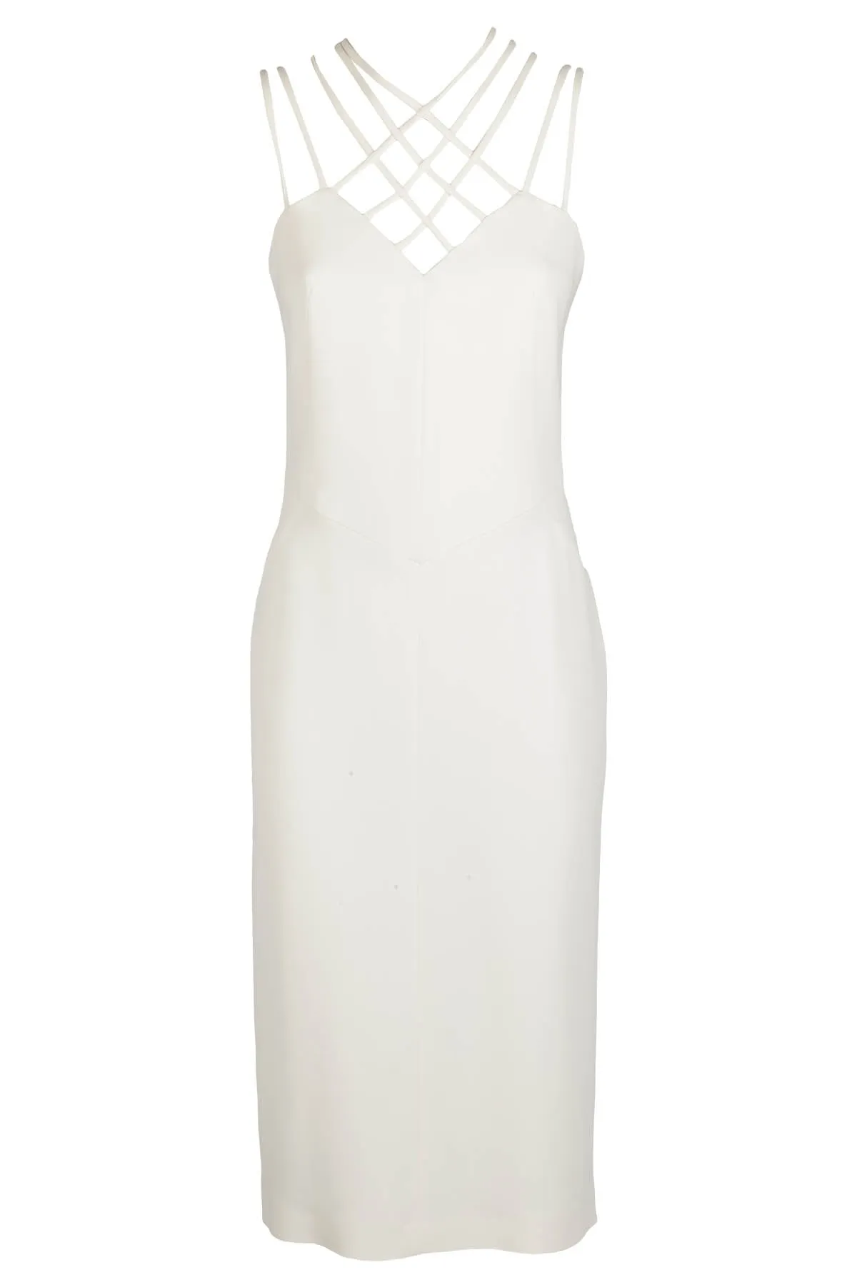 Alberta Ferretti Strap Detail Midi Dress