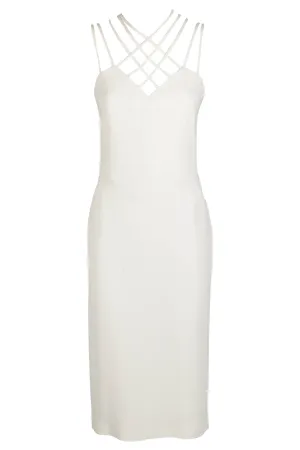 Alberta Ferretti Strap Detail Midi Dress