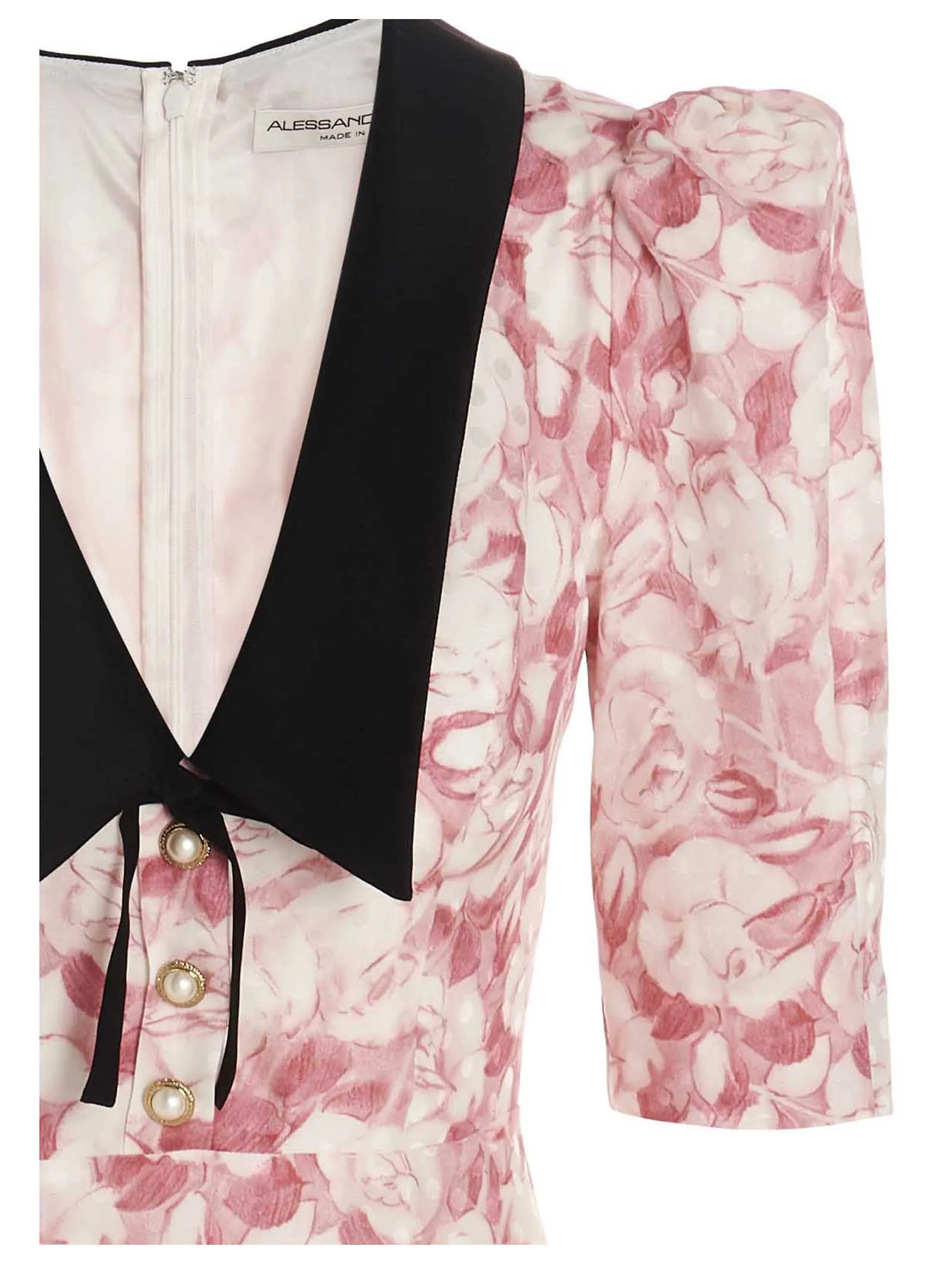 Alessandra Rich Floral Print Midi Dress