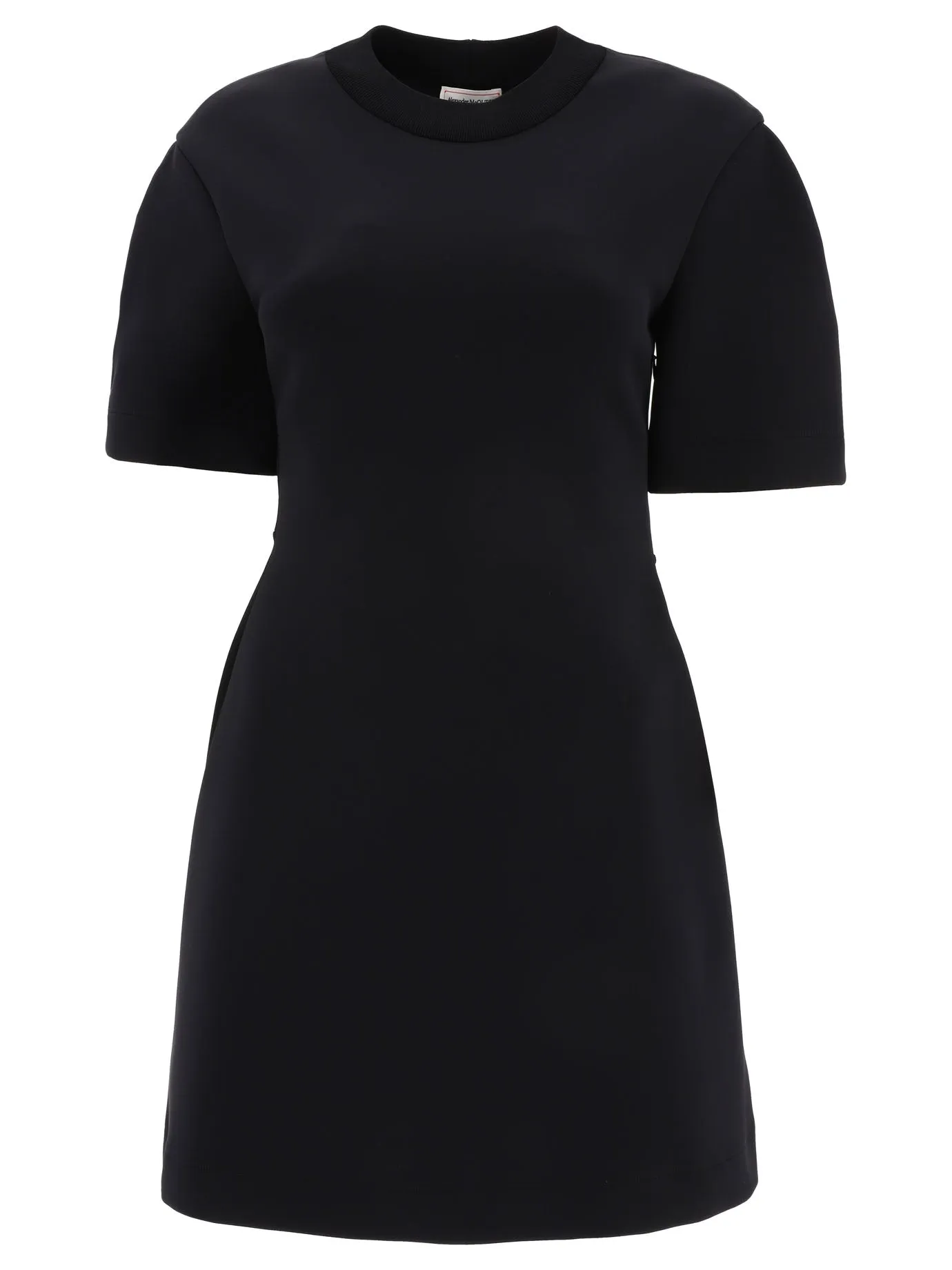 Alexander McQueen Back Logo Printed Dress
