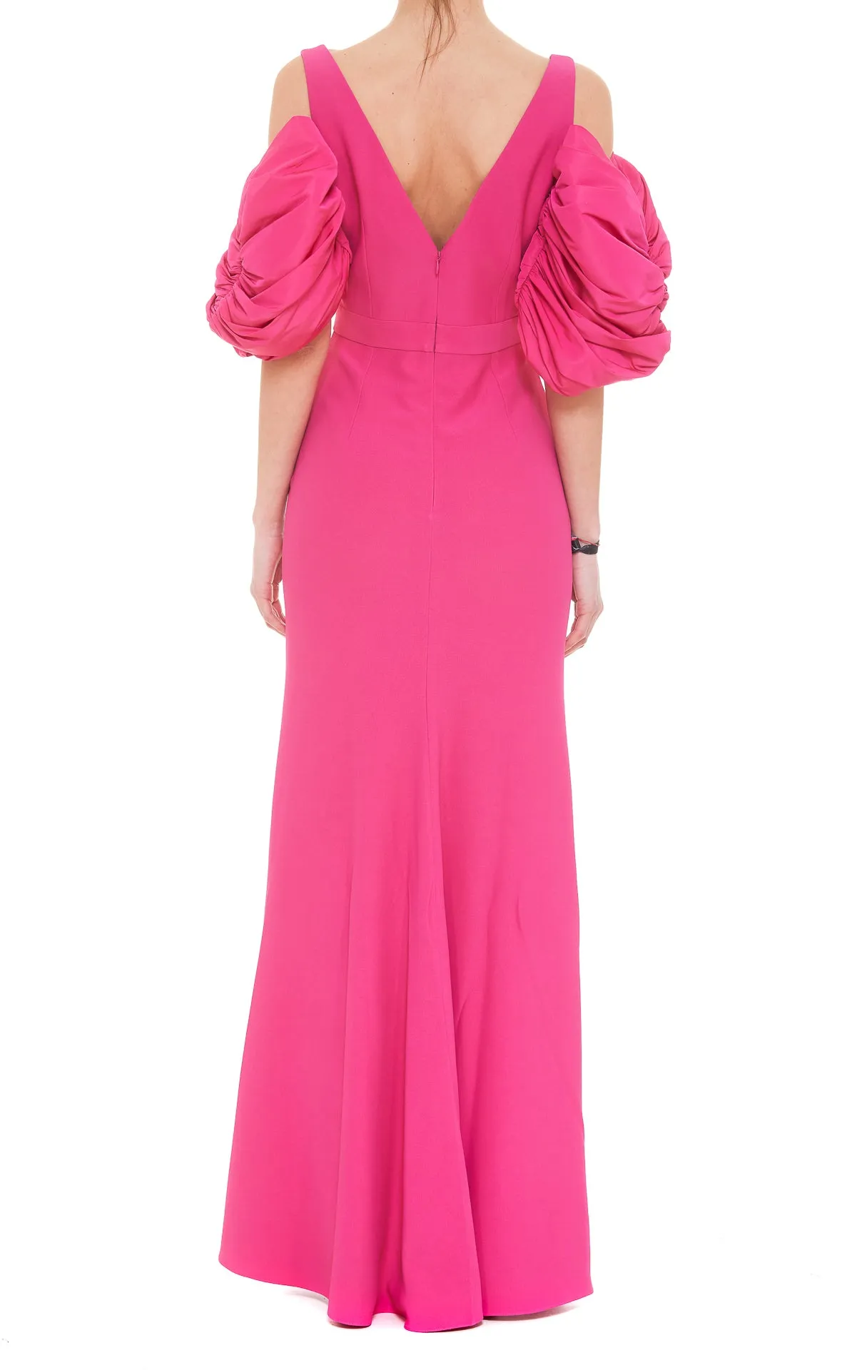 Alexander McQueen Cut-Out Detailed Maxi Dress