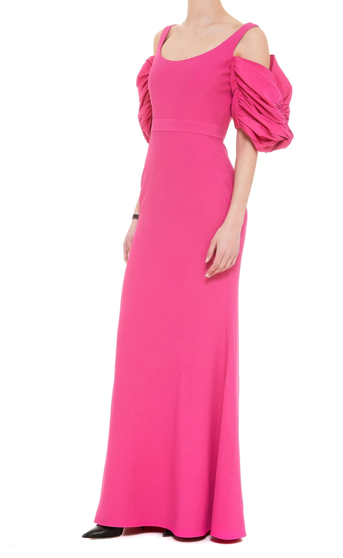 Alexander McQueen Cut-Out Detailed Maxi Dress