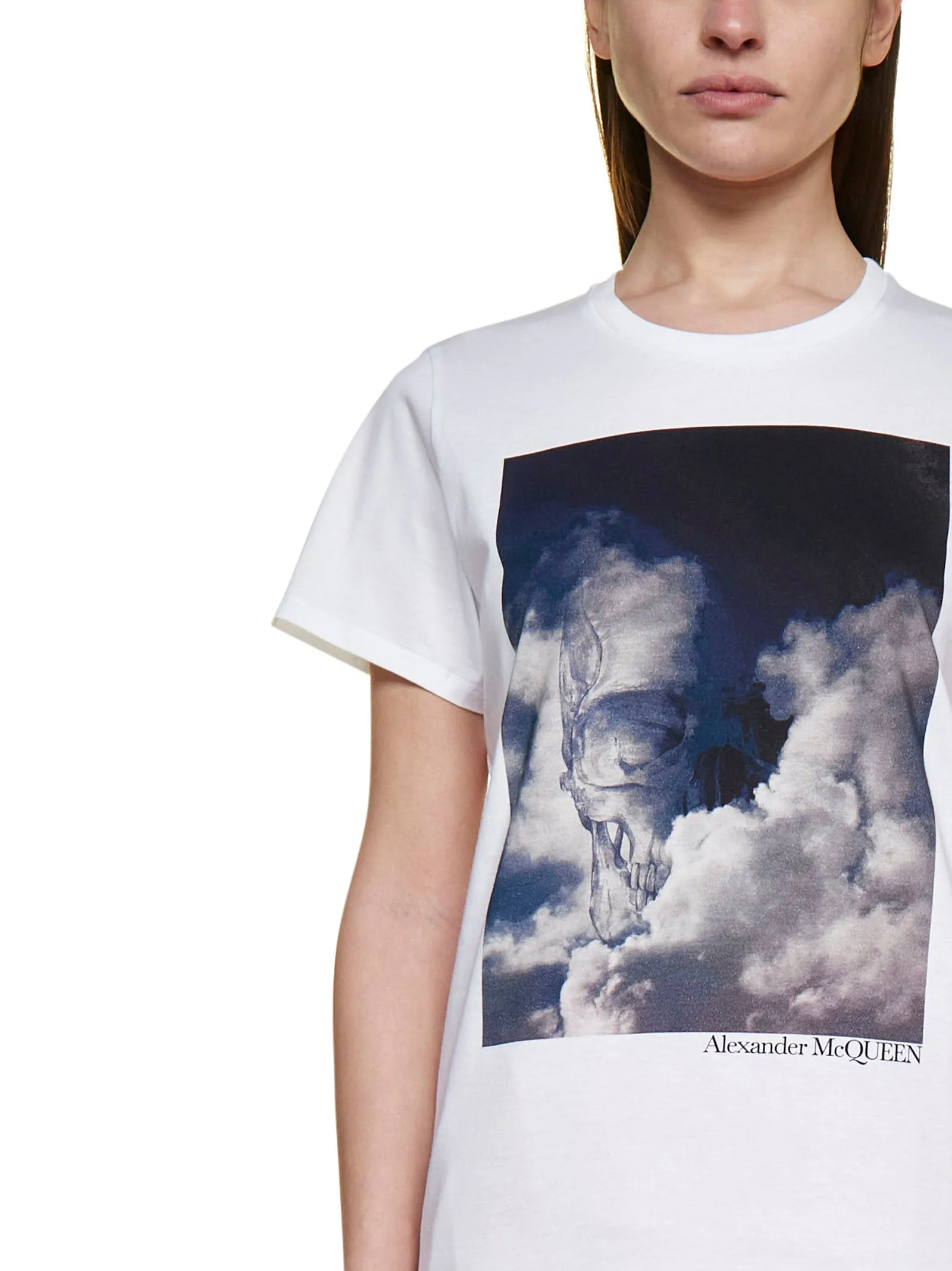 Alexander McQueen Graphic Printed Crewneck T-Shirt