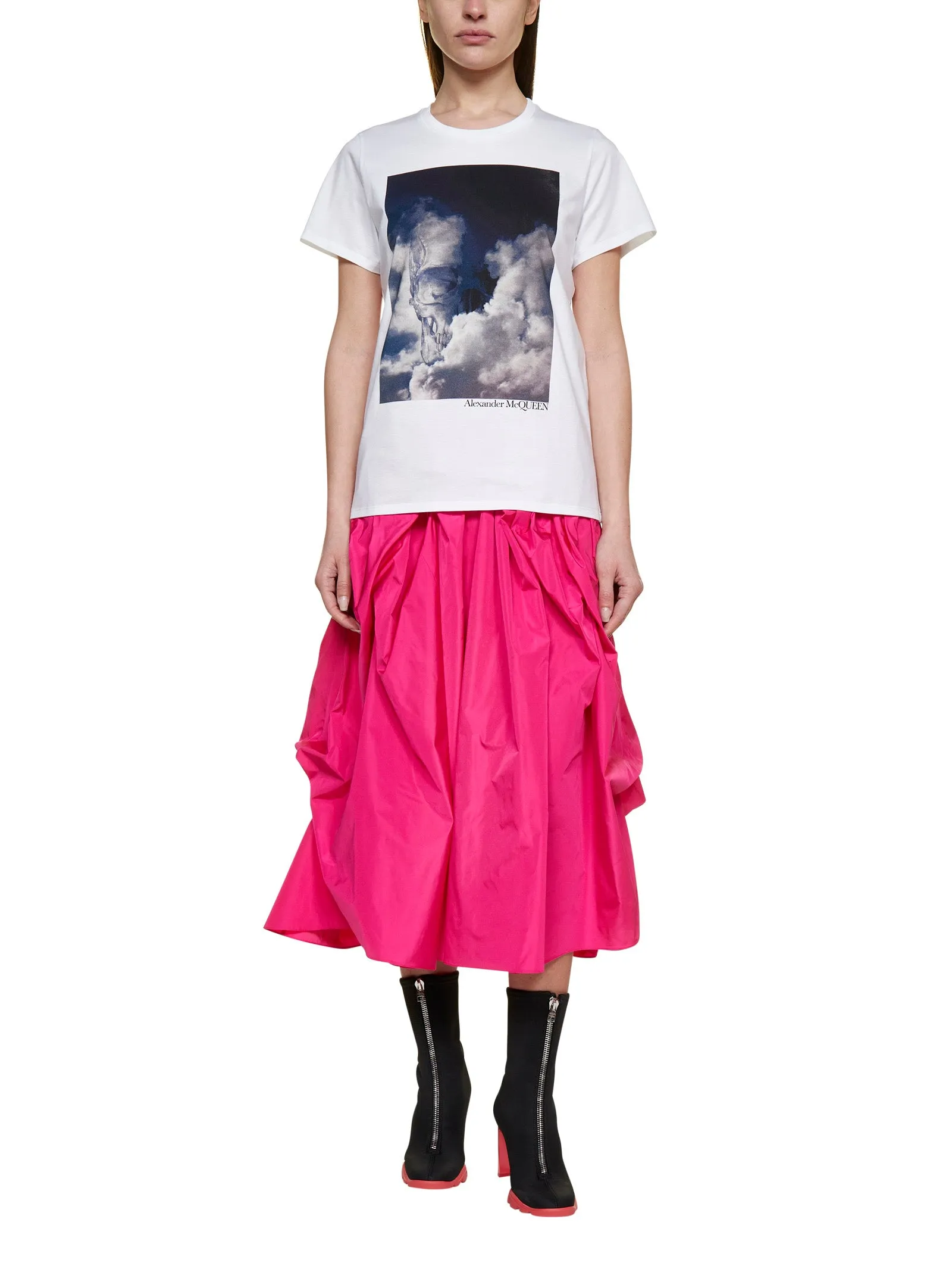 Alexander McQueen Graphic Printed Crewneck T-Shirt