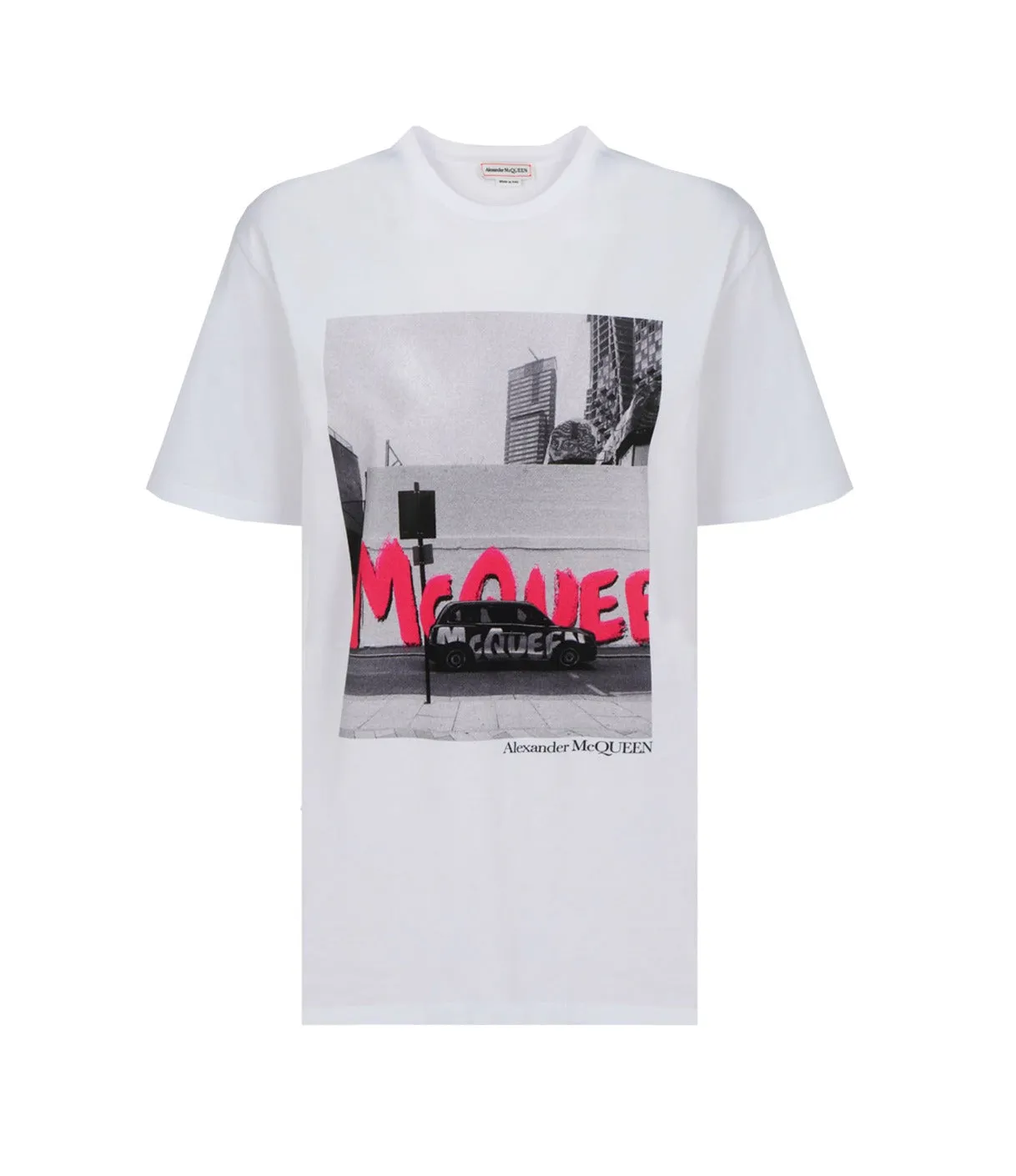 Alexander McQueen Graphic Printed Crewneck T-Shirt