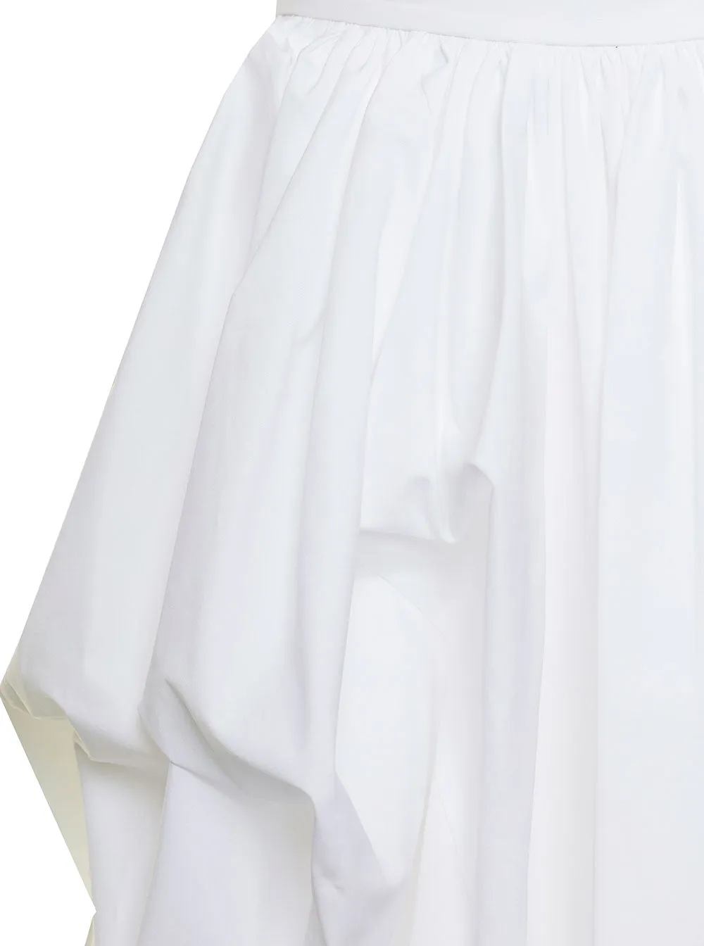 Alexander McQueen High Waist Gathered Skirt