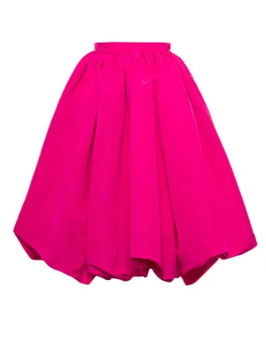 Alexander McQueen High Waist Midi Skirt