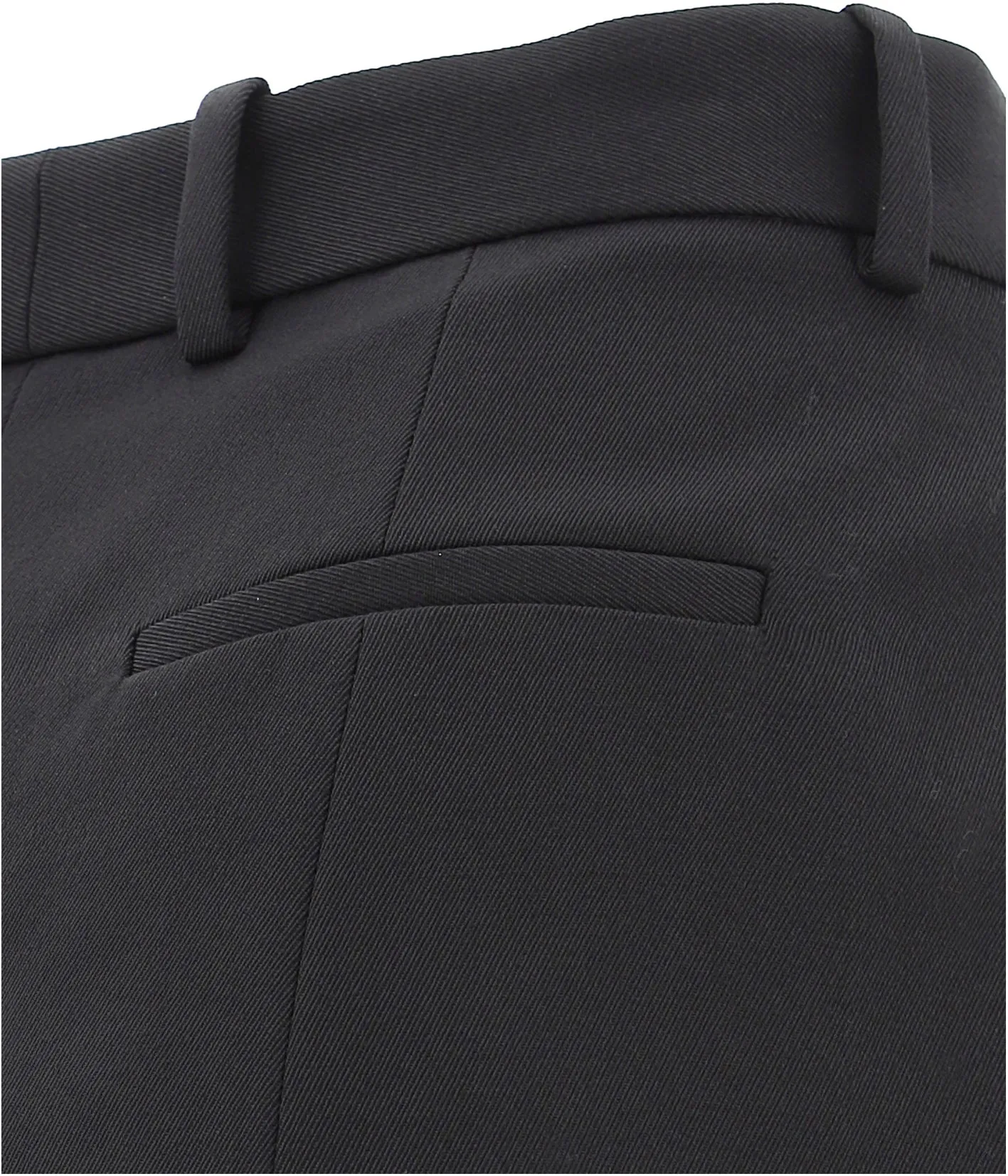 Alexander McQueen High Waist Slim-Leg Trousers