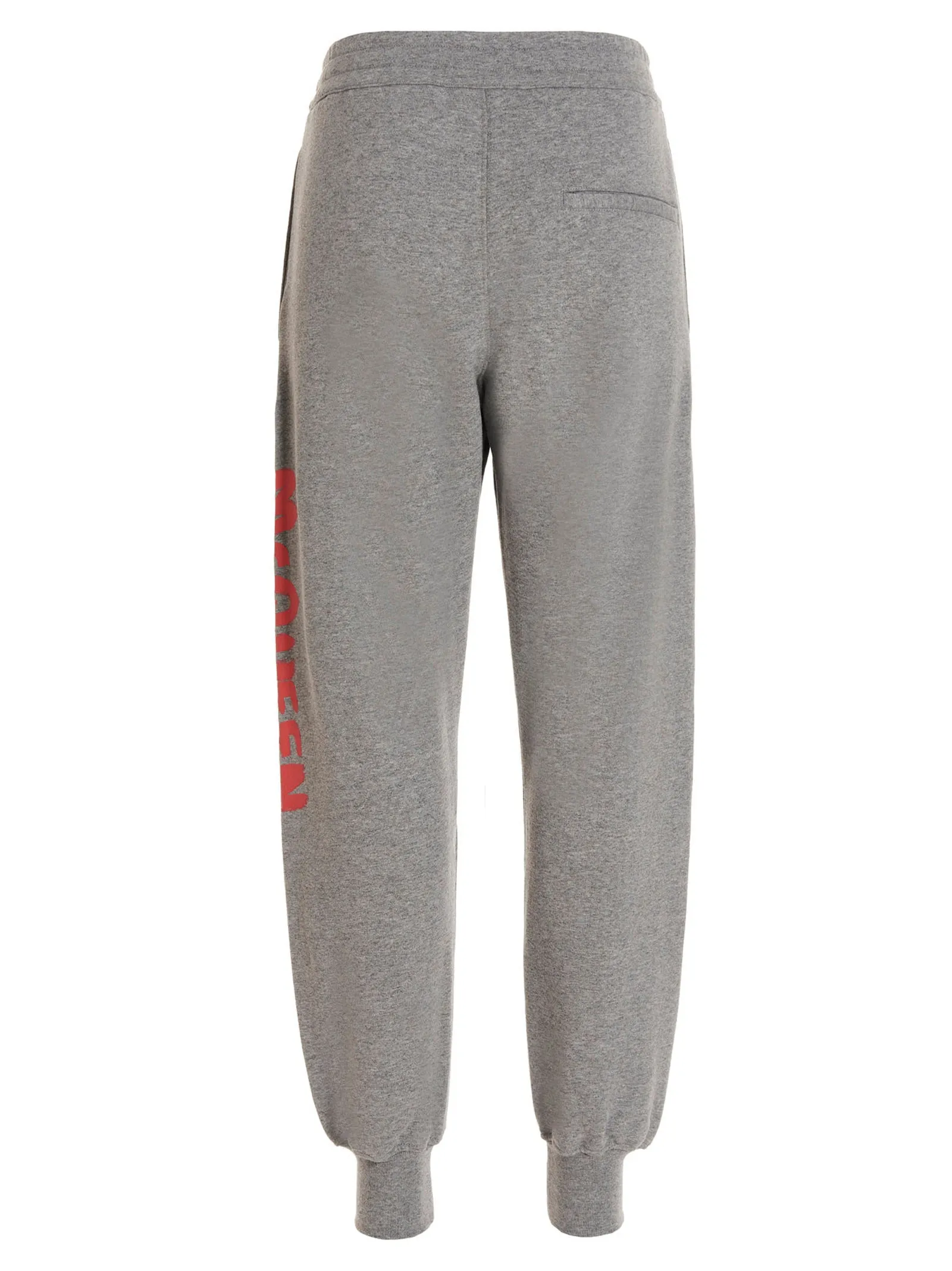 Alexander McQueen Logo Printed Cropped Track Trousers