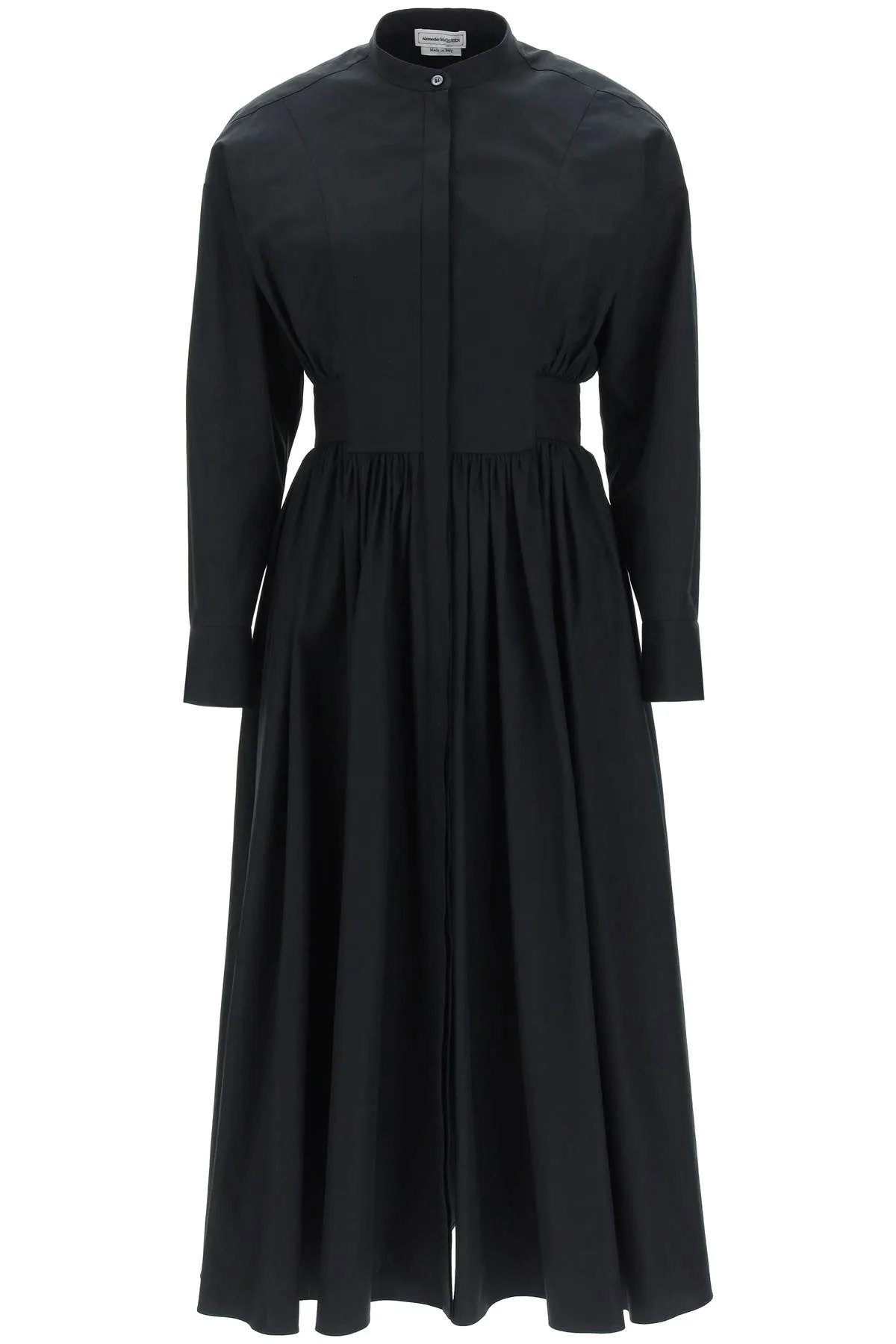 Alexander McQueen Long-Sleeved Midi Dress