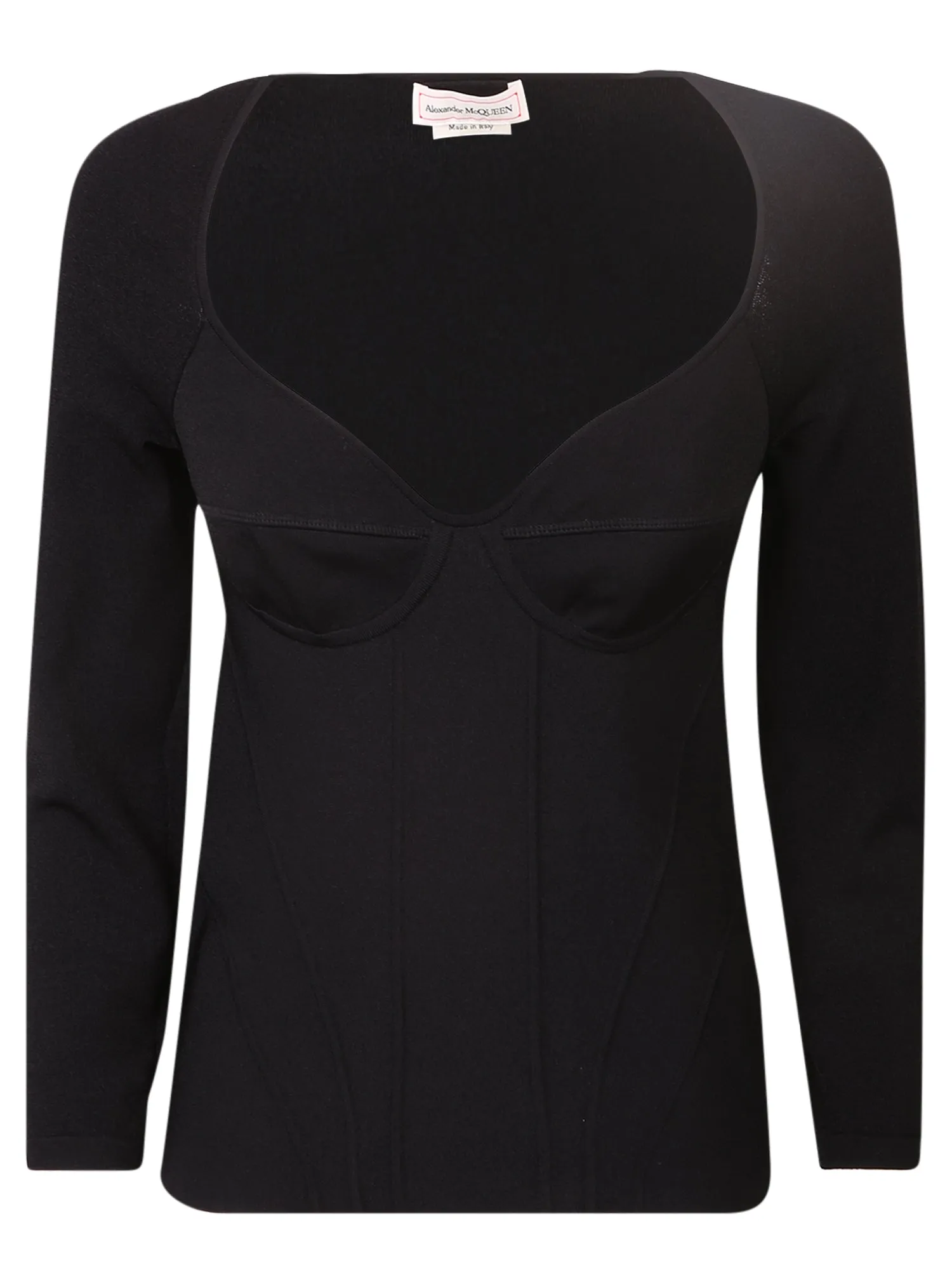Alexander McQueen Long Sleeved Stretched Top
