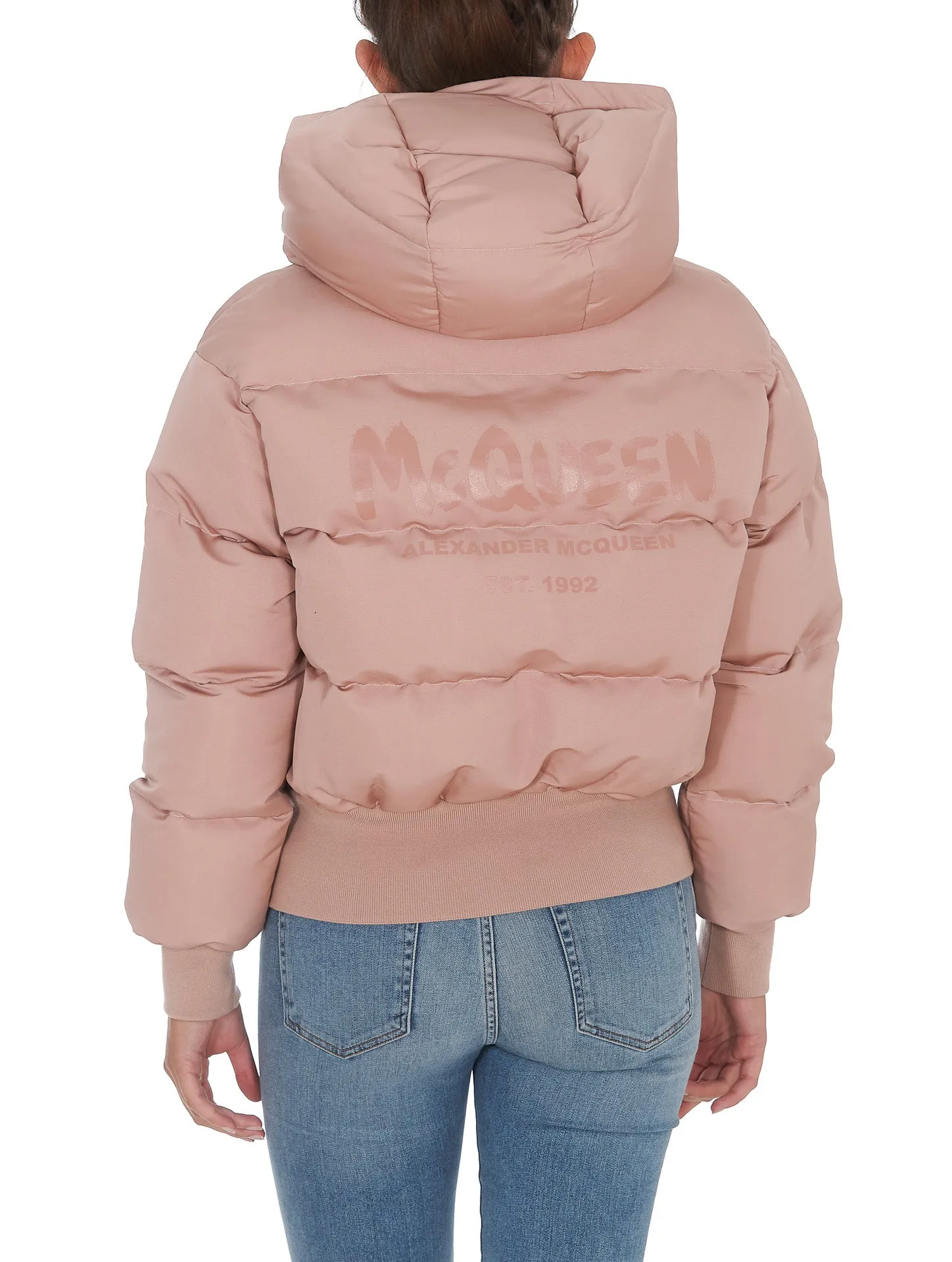 Alexander McQueen McQueen Graffiti Puffer Jacket