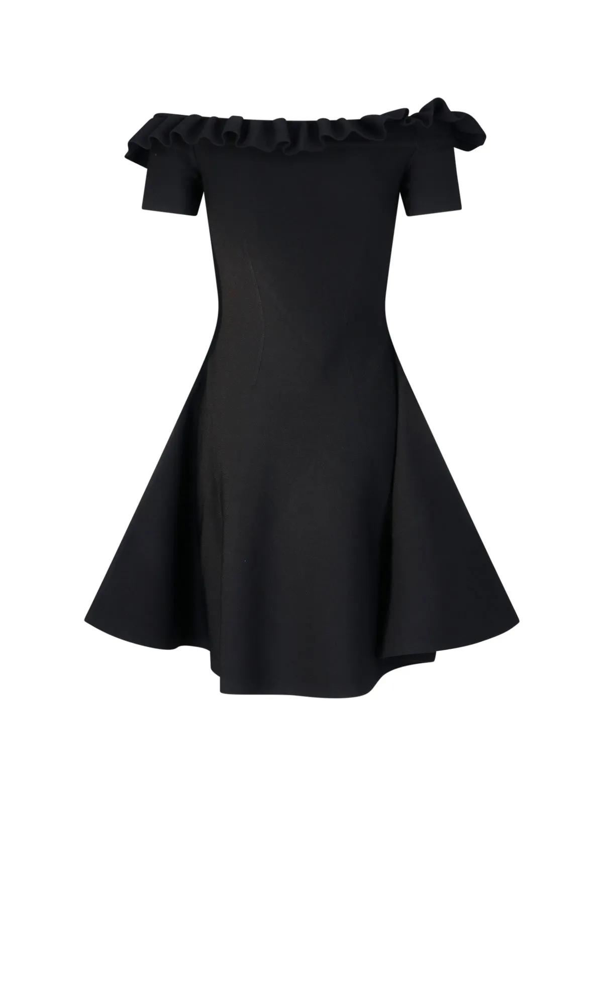 Alexander McQueen Off-Shoulder Mini Dress