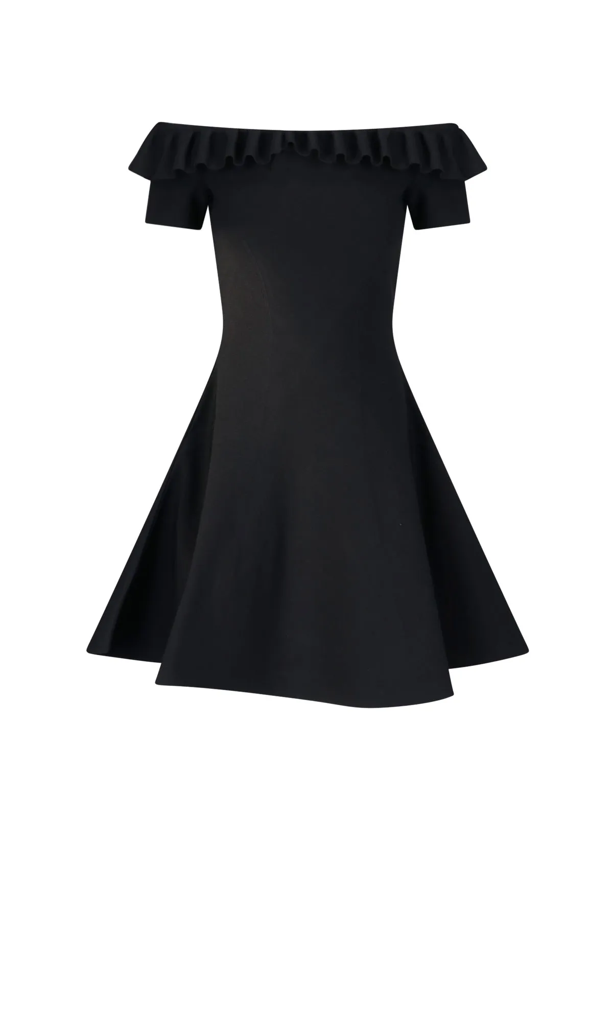 Alexander McQueen Off-Shoulder Mini Dress