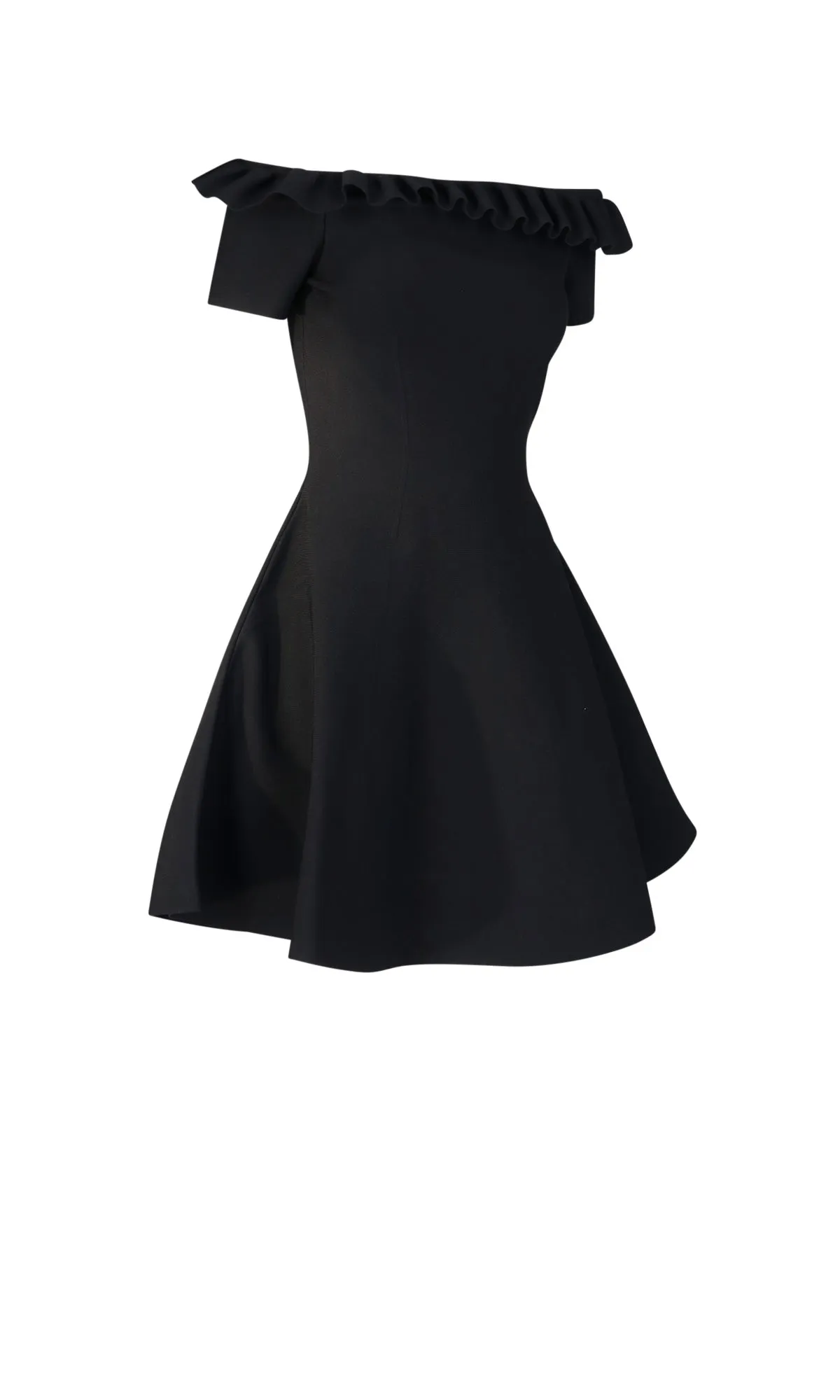 Alexander McQueen Off-Shoulder Mini Dress