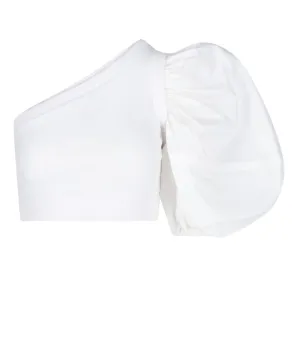 Alexander McQueen One-Shoulder Cropped Top
