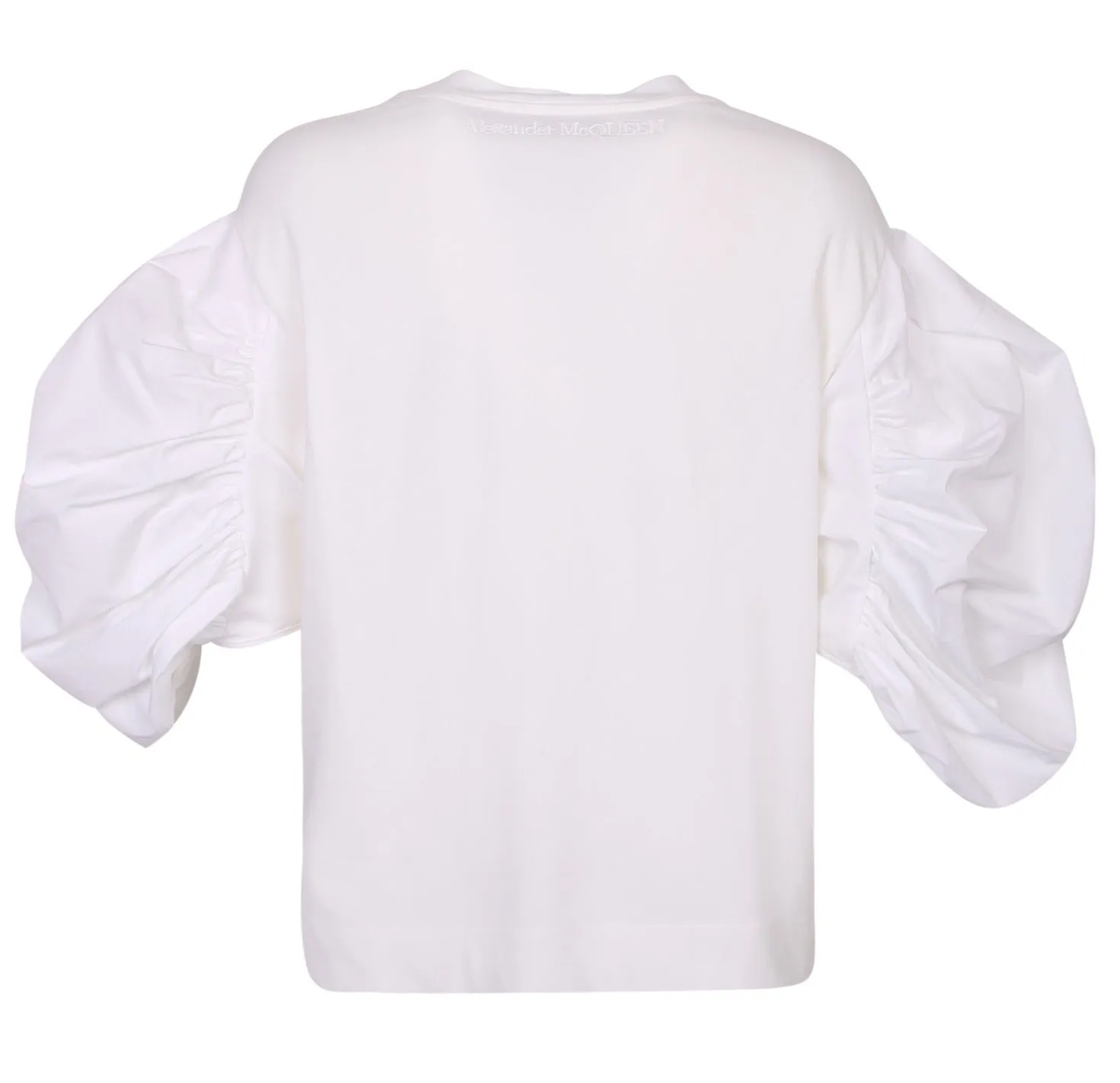 Alexander McQueen Puff-Sleeve Crewneck T-Shirt