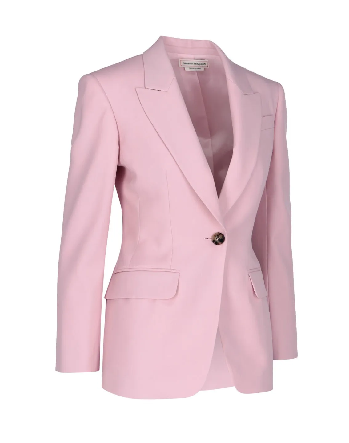 Alexander McQueen Single-Breasted Slim Fit Jacket
