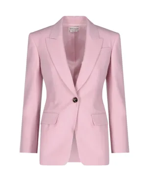 Alexander McQueen Single-Breasted Slim Fit Jacket