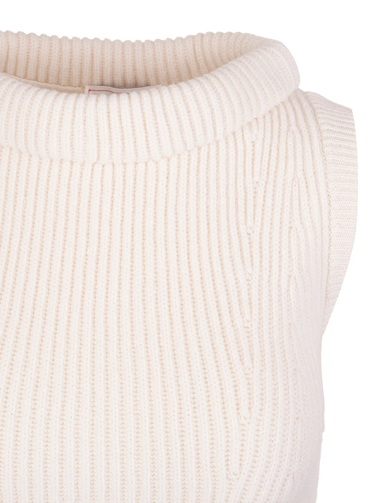 Alexander McQueen Sleeveless Knitted Flare Dress