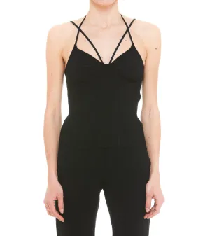 Alexander McQueen Strap Detailed Top