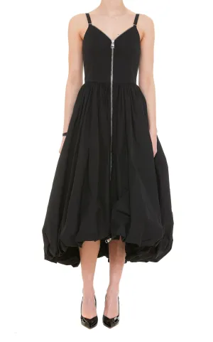Alexander McQueen Zip Parachute Midi Dress