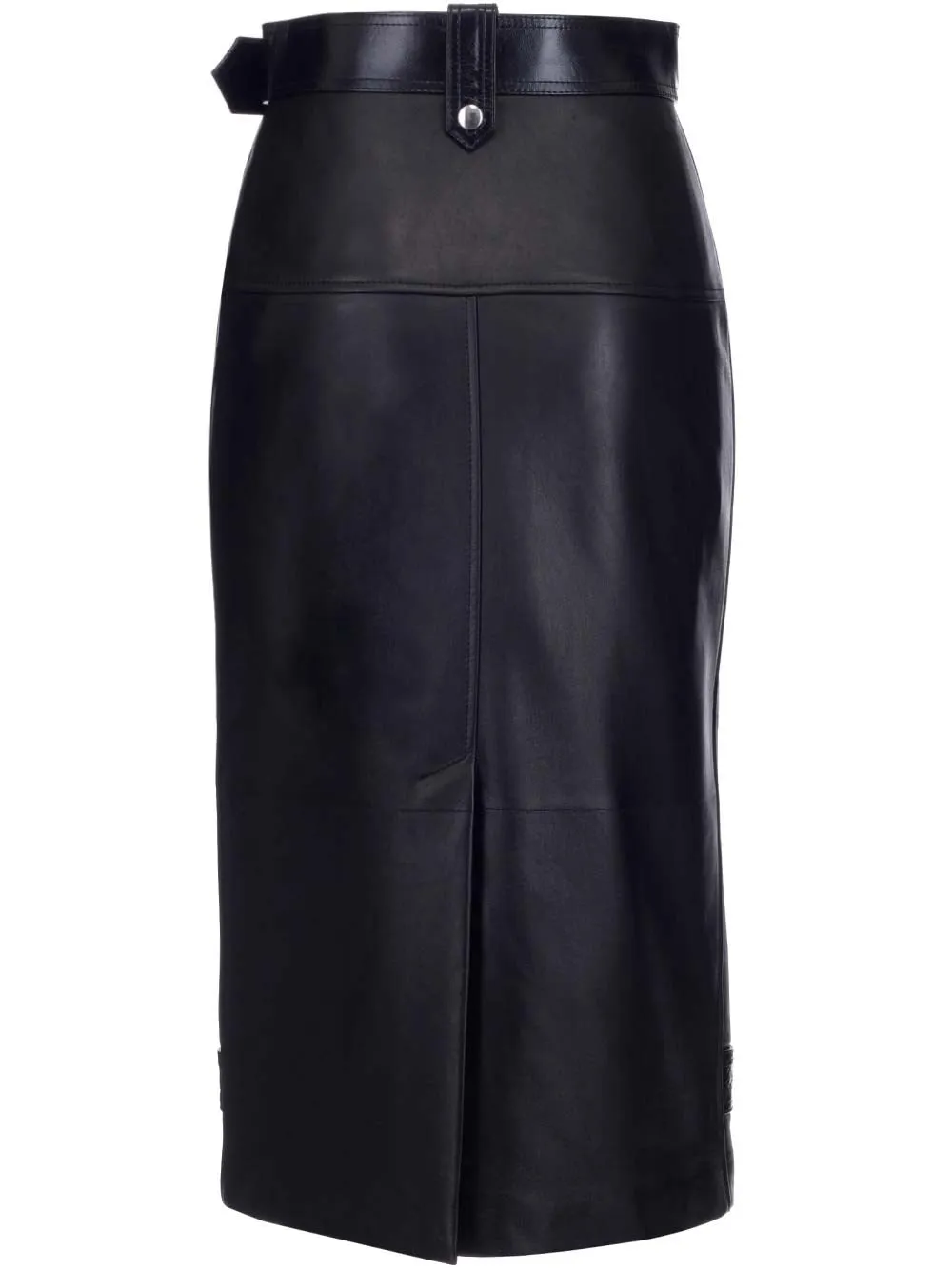 Alexander McQueen Zip-Up Belted Skirt