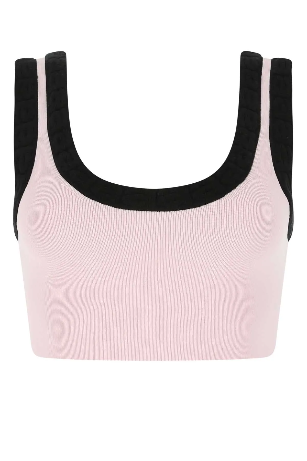 Alexander Wang Logo Trim Knitted Bra Top