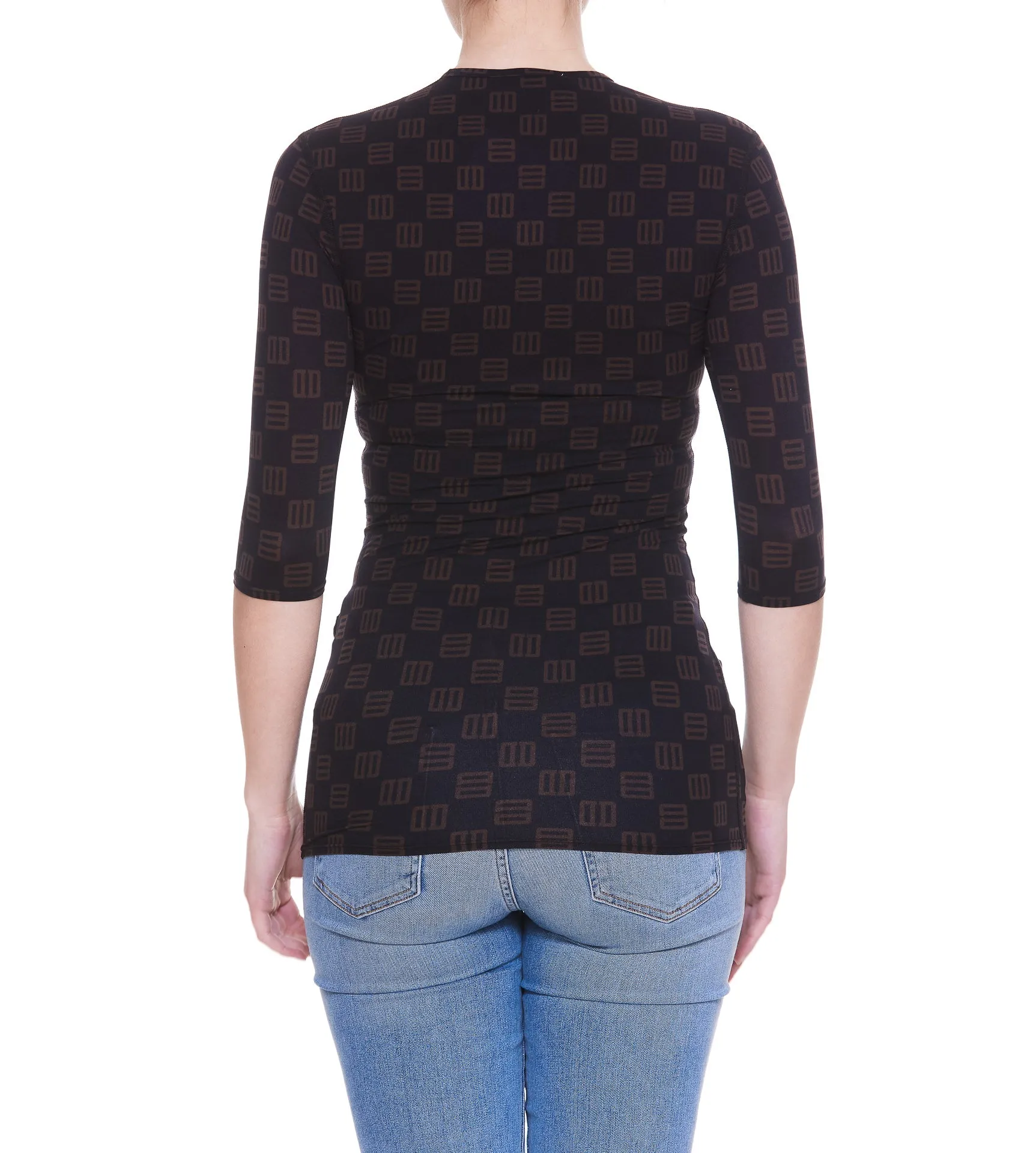 Ambush Monogram-Print Crewneck T-Shirt