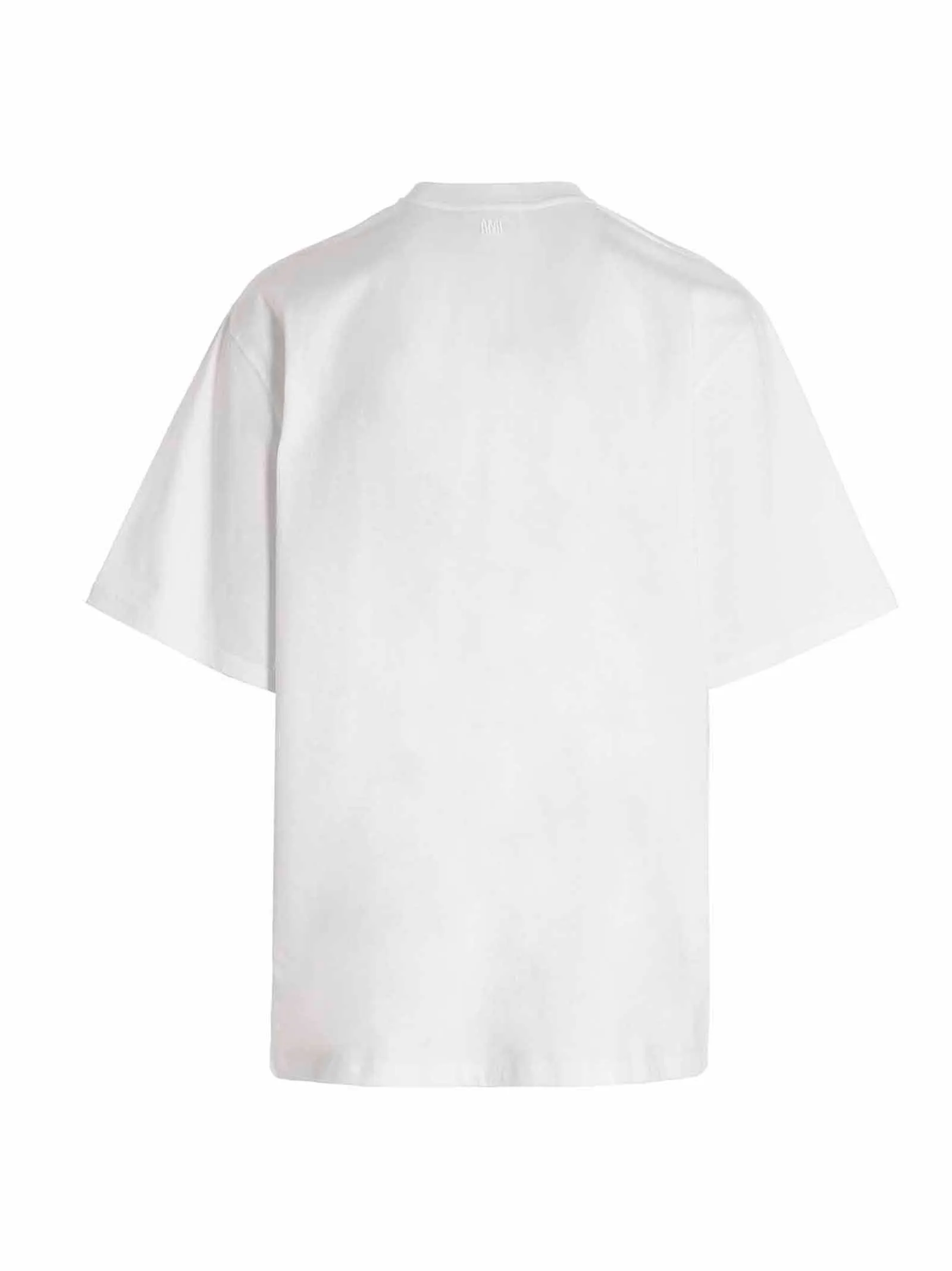 AMI Logo Printed Crewneck T-Shirt