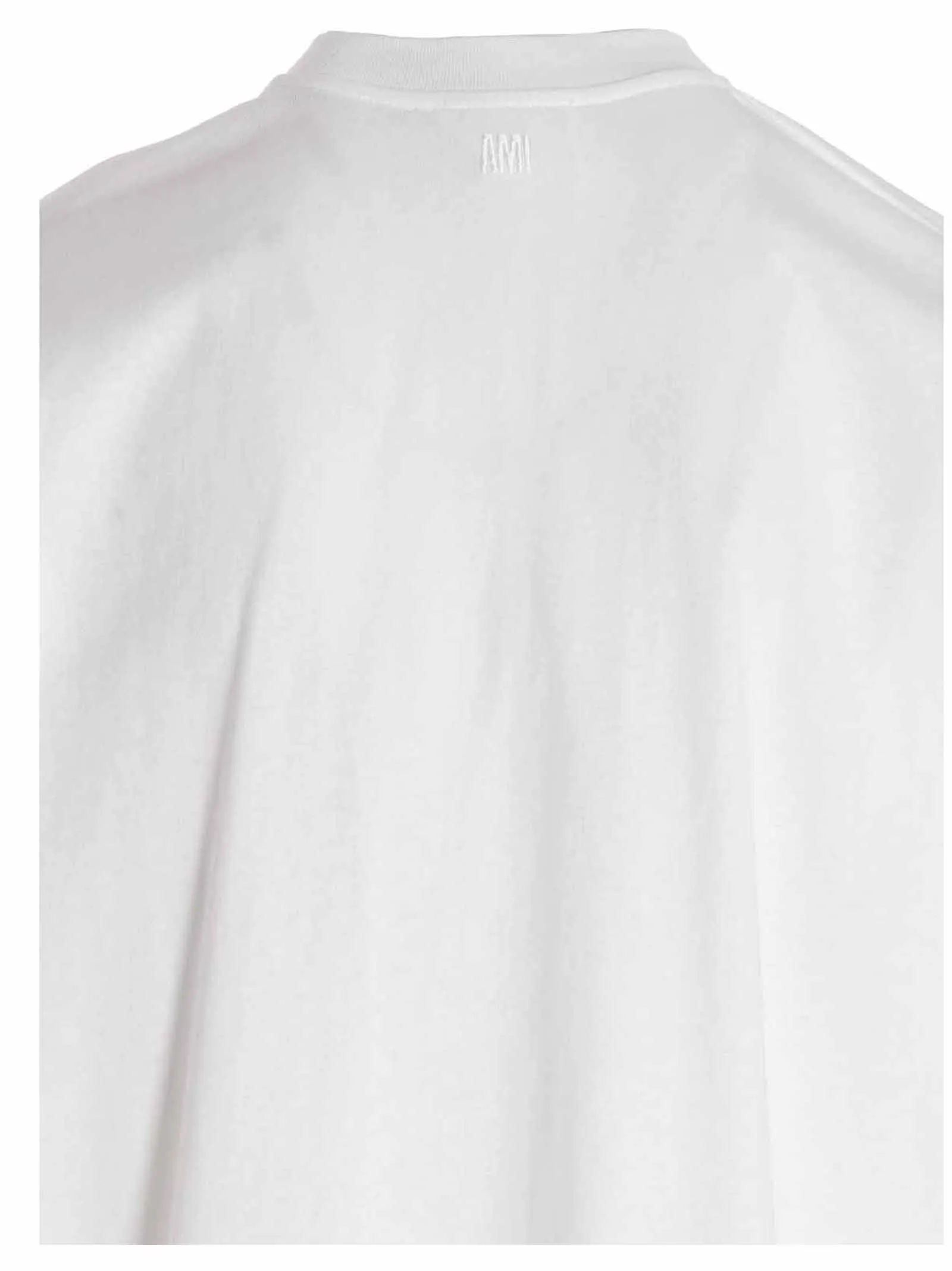 AMI Logo Printed Crewneck T-Shirt