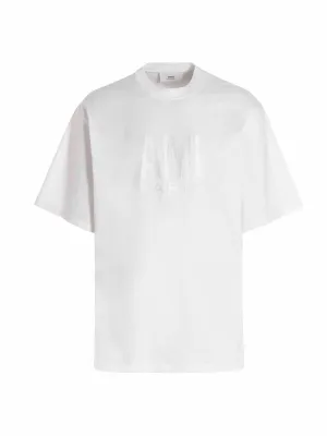 AMI Logo Printed Crewneck T-Shirt