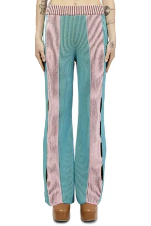 Andersson Bell Kaia Two-Tone Knitted Pants