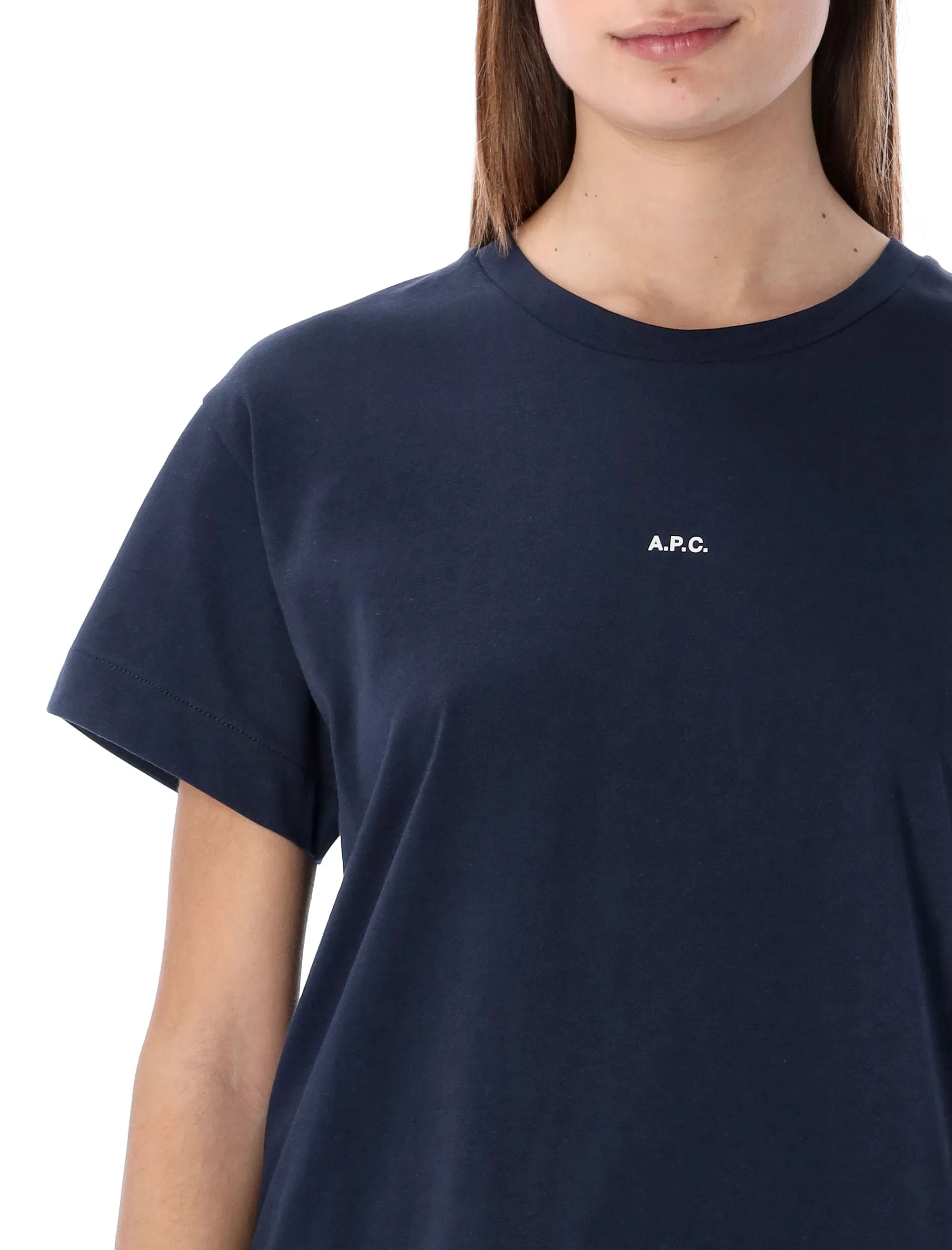 A.P.C. Logo Printed Crewneck T-Shirt