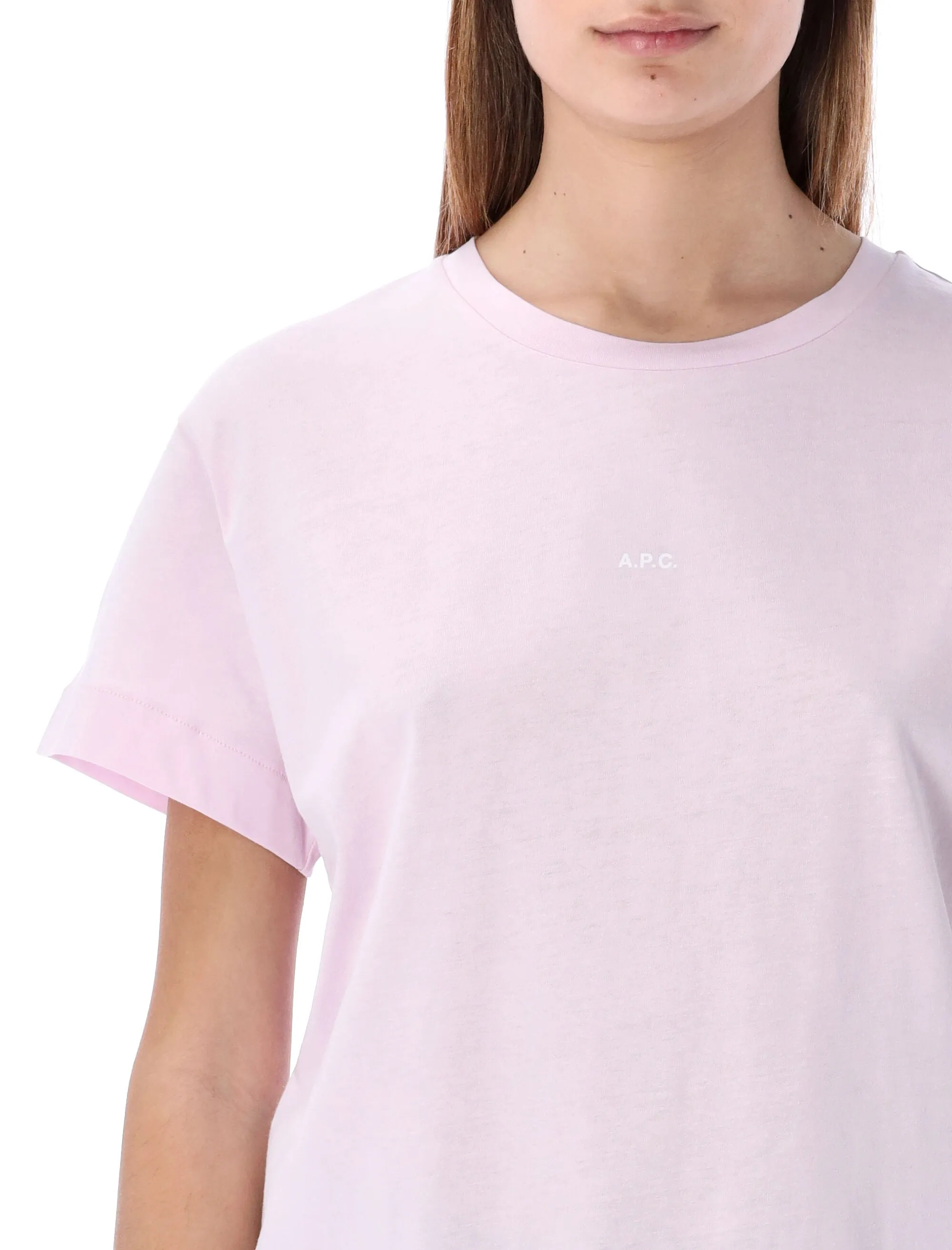 A.P.C. Logo Printed Crewneck T-Shirt