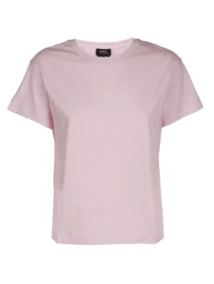 A.P.C. Logo Printed Crewneck T-Shirt