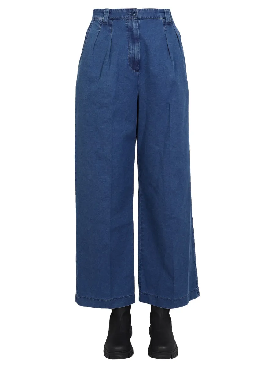 A.P.C. Tressie Wide Leg Pants