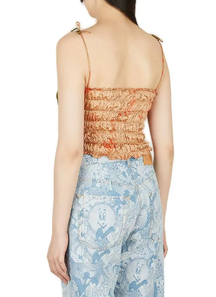 Aries Madison Two-Tone Square Neck Cami Top