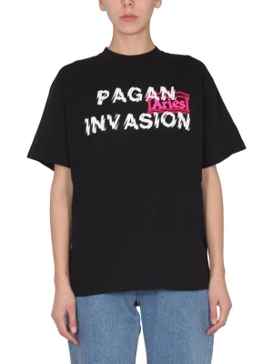 Aries Pagan Invasion Printed T-Shirt