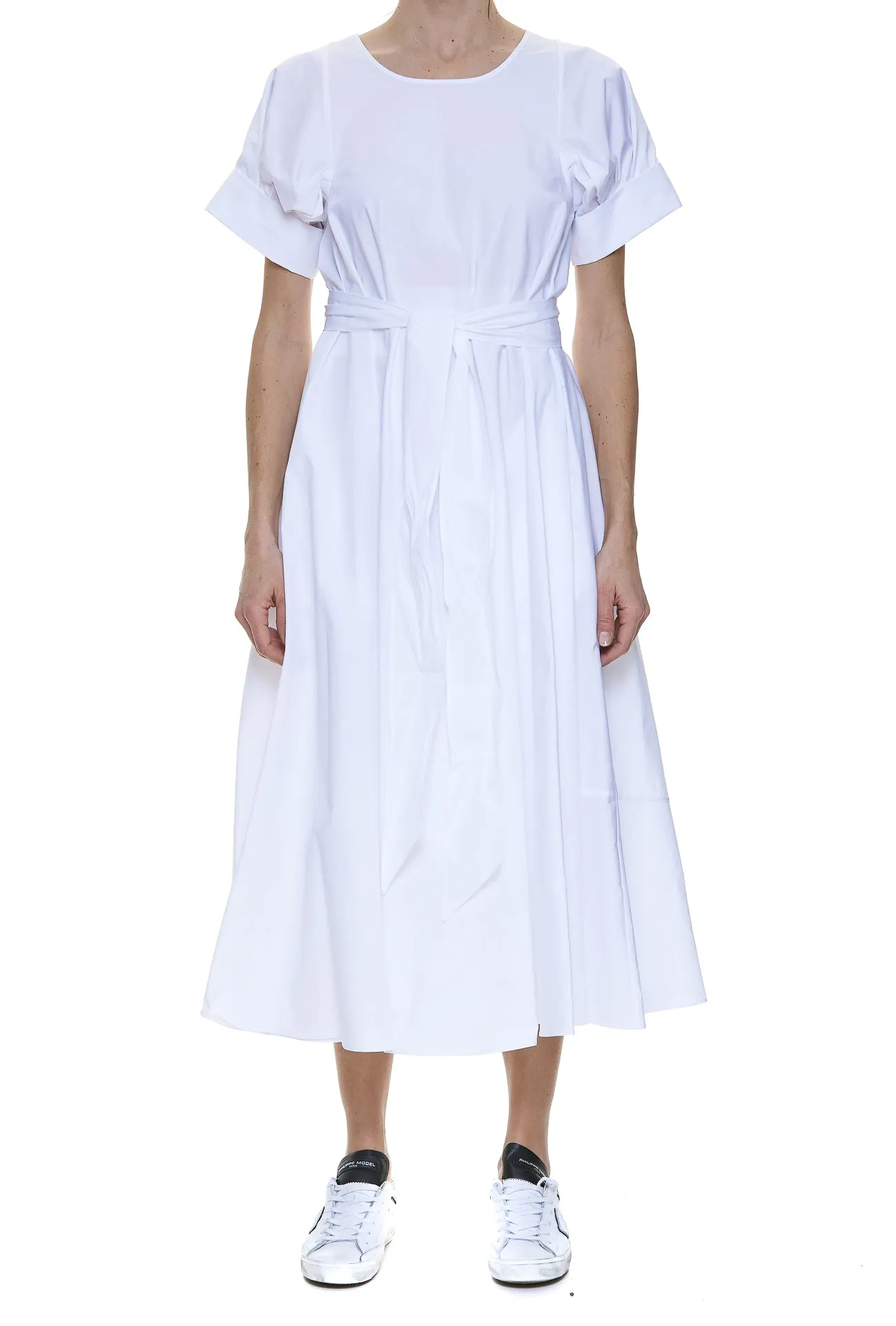 Aspesi Tie Waisted Midi Dress