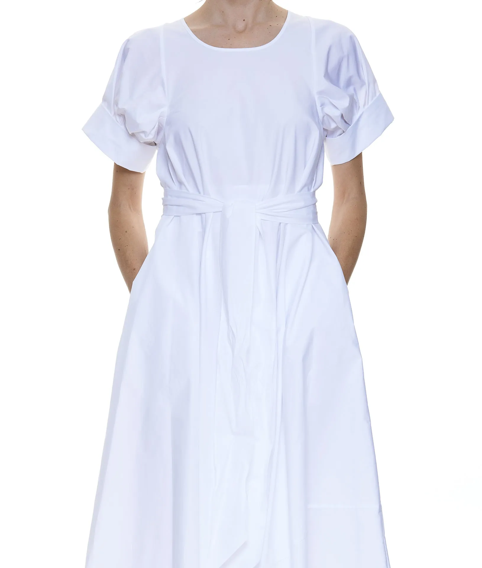 Aspesi Tie Waisted Midi Dress