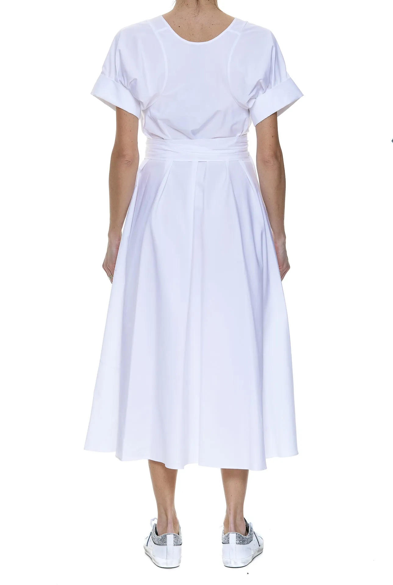 Aspesi Tie Waisted Midi Dress