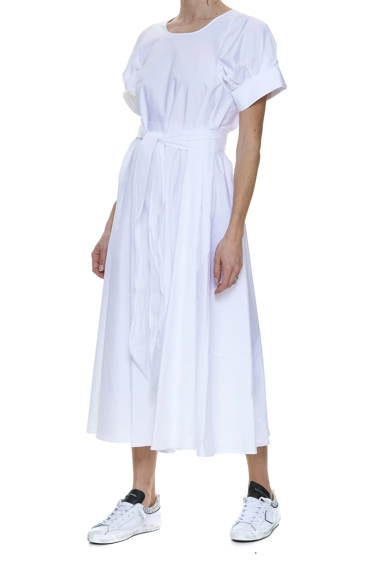 Aspesi Tie Waisted Midi Dress