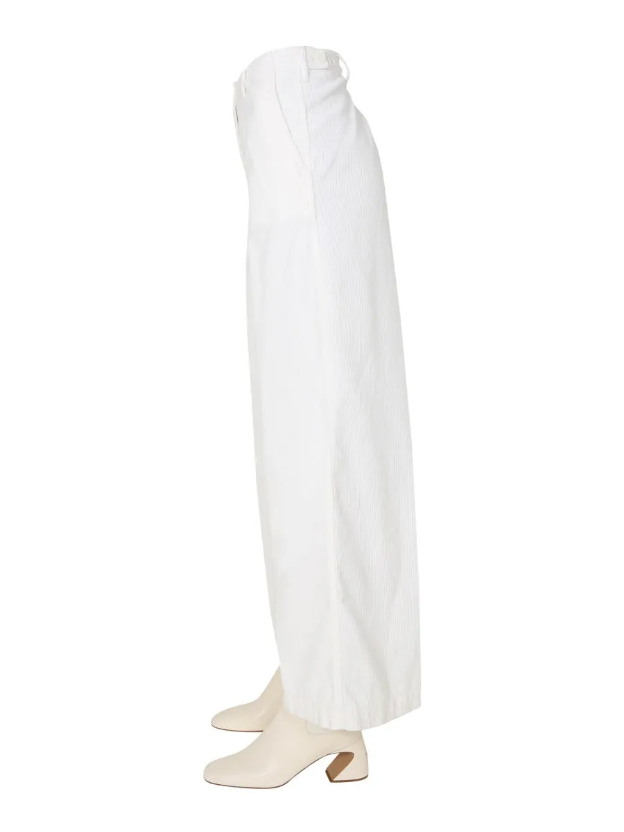 Aspesi Wide-Leg Cropped Pants