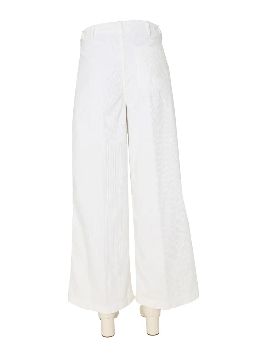 Aspesi Wide-Leg Cropped Pants